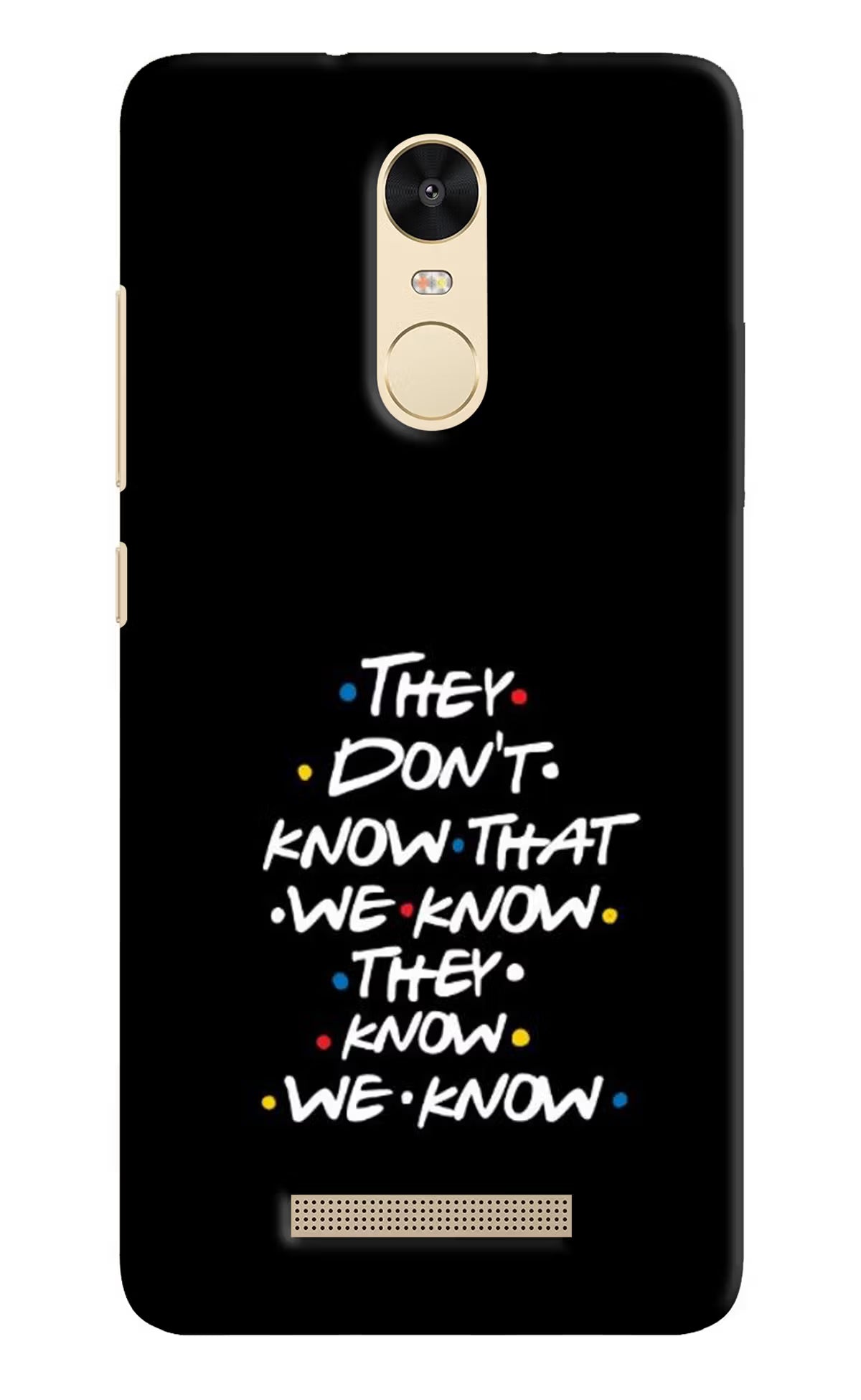 FRIENDS Dialogue Redmi Note 3 Back Cover - FRIENDS Dialogue Redmi Note 3 Hard Case Back Cover by Casekaro FRIENDS Dialogue Redmi Note 3 Hard Case Back Cover by Casekaro