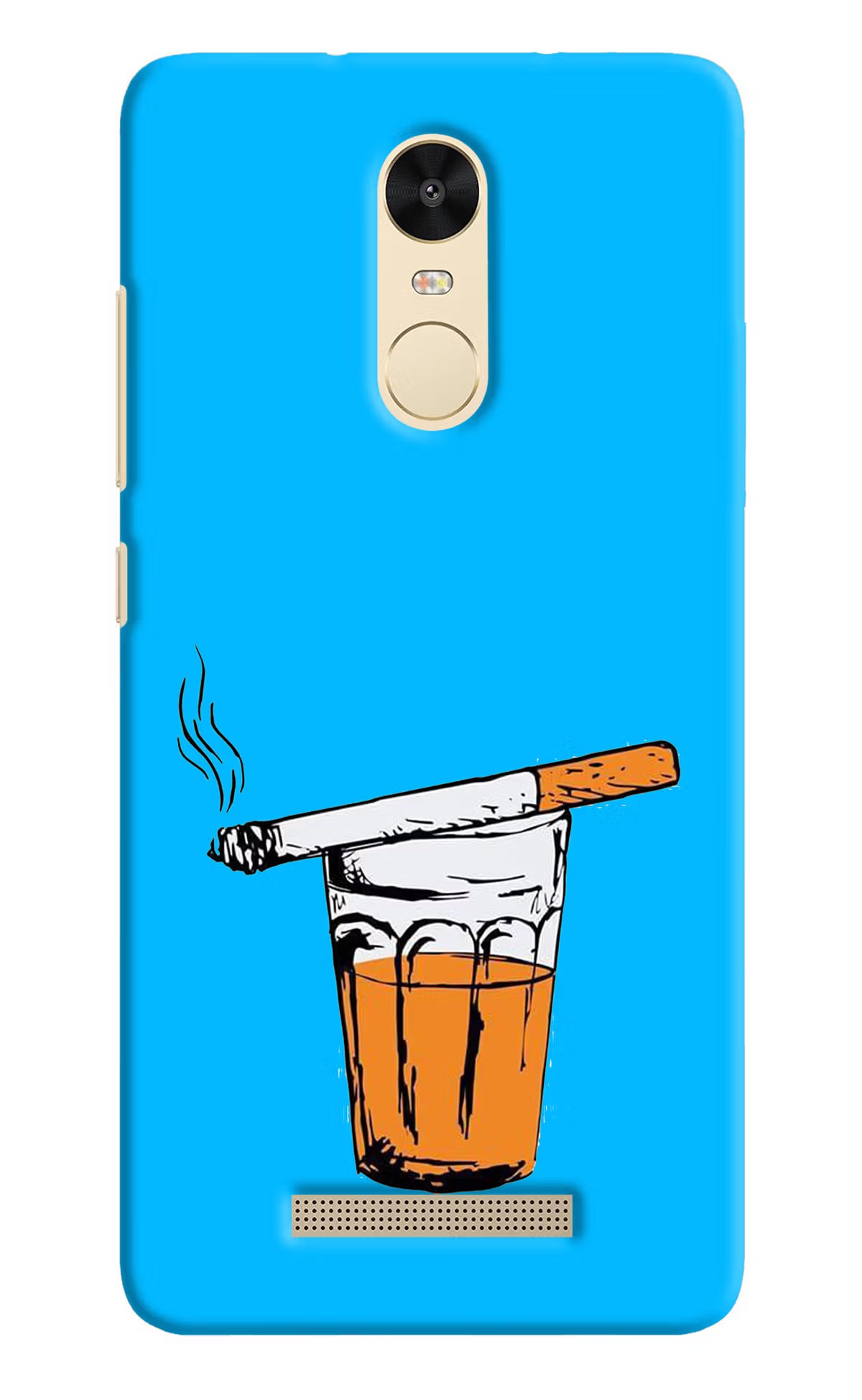Chai Sutta Redmi Note 3 Back Cover - Chai Sutta Redmi Note 3 Hard Case Back Cover by Casekaro Chai Sutta Redmi Note 3 Hard Case Back Cover by Casekaro
