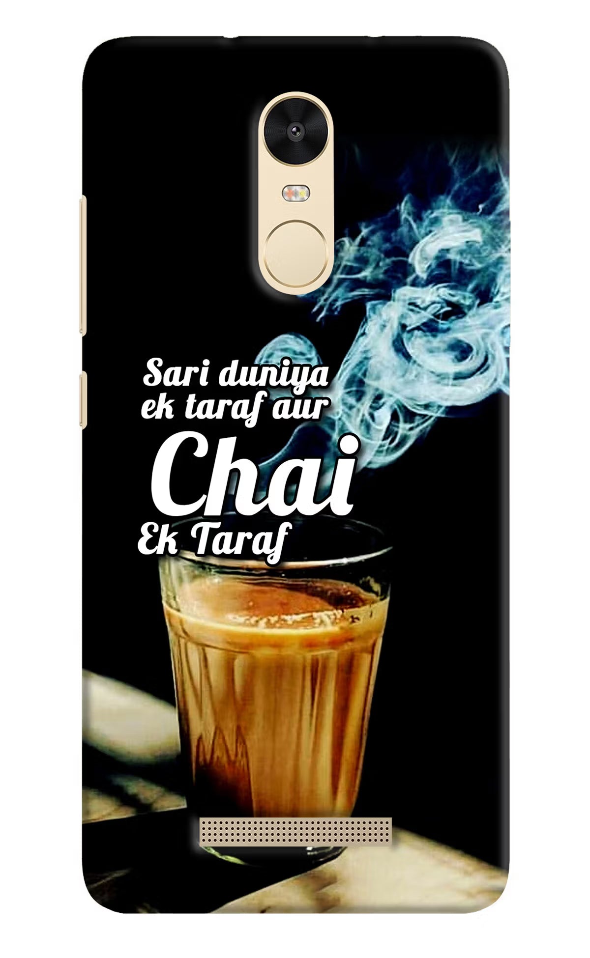 Chai Ek Taraf Quote Redmi Note 3 Back Cover - Chai Ek Taraf Quote Redmi Note 3 Hard Case Back Cover by Casekaro Chai Ek Taraf Quote Redmi Note 3 Hard Case Back Cover by Casekaro