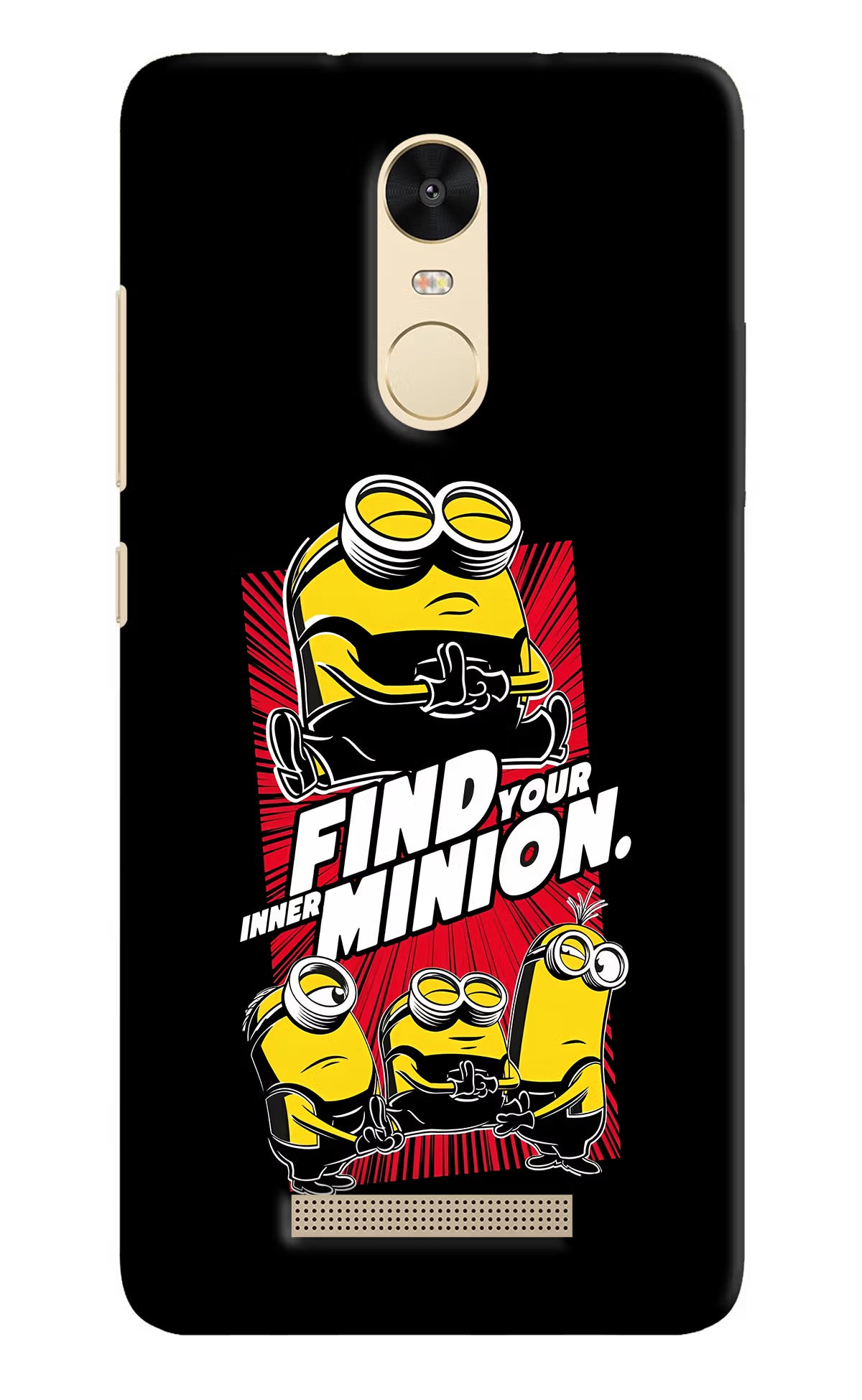 Find your inner Minion Redmi Note 3 Back Cover - Find your inner Minion Redmi Note 3 Hard Case Back Cover by Casekaro Find your inner Minion Redmi Note 3 Hard Case Back Cover by Casekaro