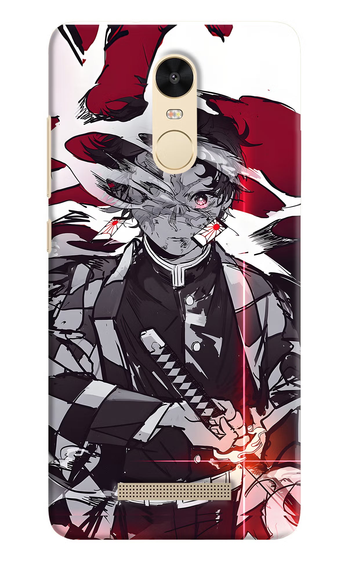 Demon Slayer Redmi Note 3 Back Cover - Demon Slayer Redmi Note 3 Hard Case Back Cover by Casekaro Demon Slayer Redmi Note 3 Hard Case Back Cover by Casekaro