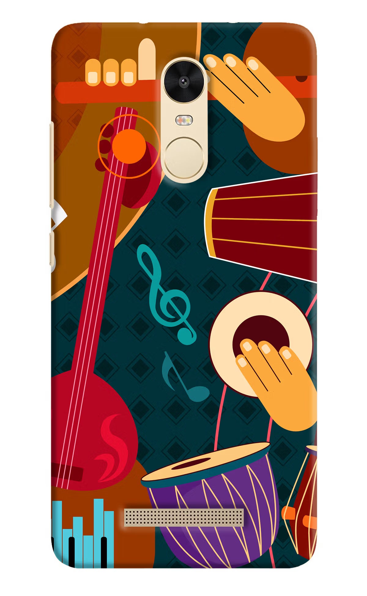 Music Instrument Redmi Note 3 Back Cover - Music Instrument Redmi Note 3 Hard Case Back Cover by Casekaro Music Instrument Redmi Note 3 Hard Case Back Cover by Casekaro