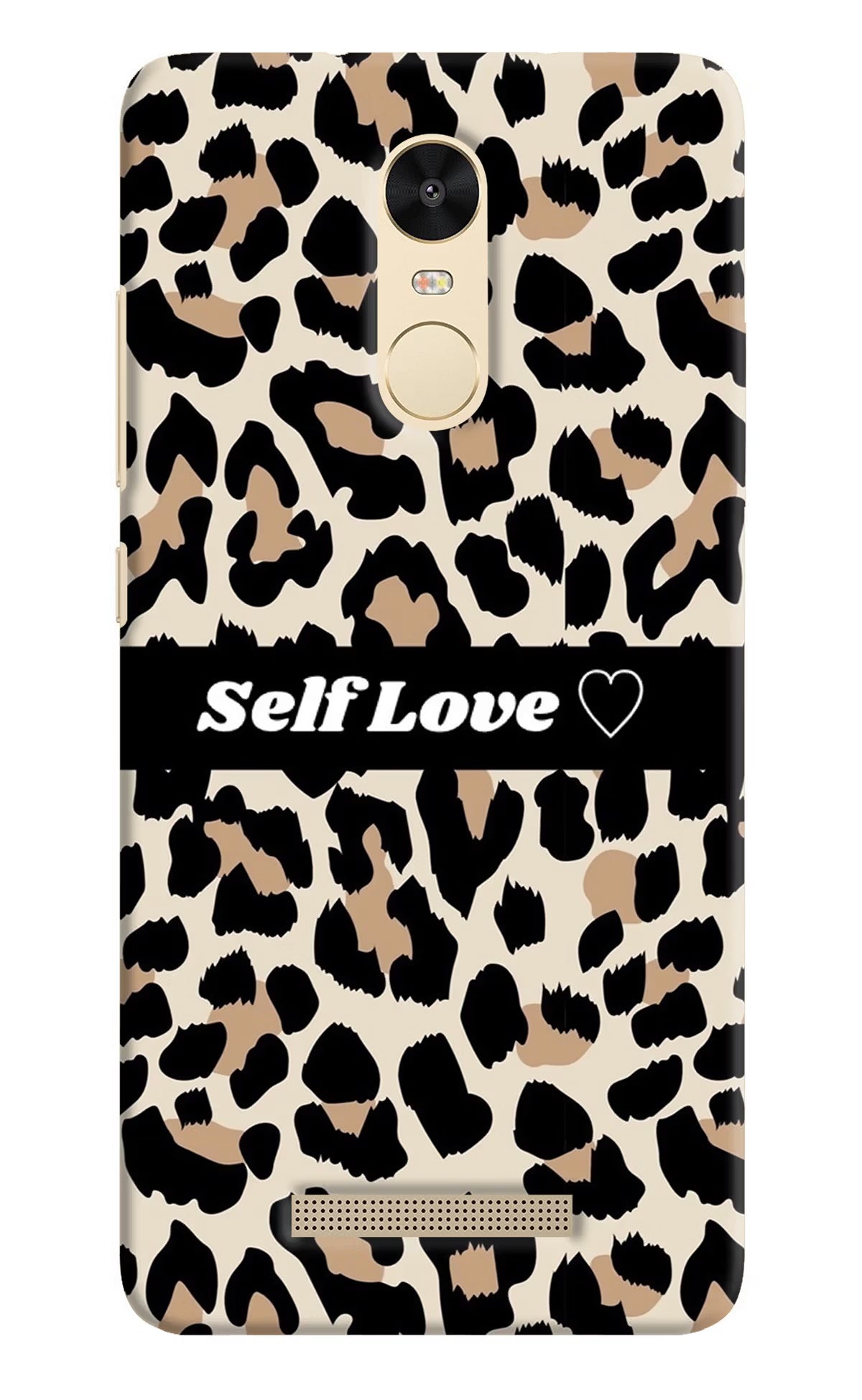 Leopard Print Self Love Redmi Note 3 Back Cover - Leopard Print Self Love Redmi Note 3 Hard Case Back Cover by Casekaro Leopard Print Self Love Redmi Note 3 Hard Case Back Cover by Casekaro