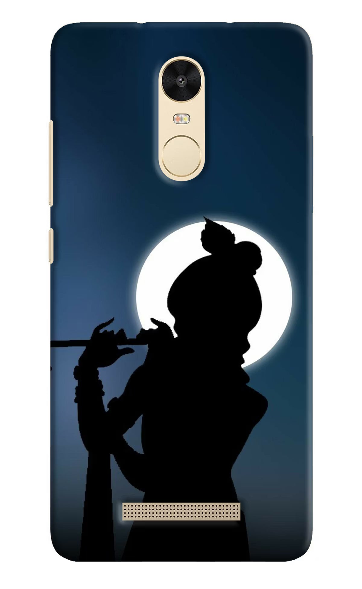Shri Krishna Silhouette Redmi Note 3 Back Cover - Shri Krishna Silhouette Redmi Note 3 Hard Case Back Cover by Casekaro Shri Krishna Silhouette Redmi Note 3 Hard Case Back Cover by Casekaro