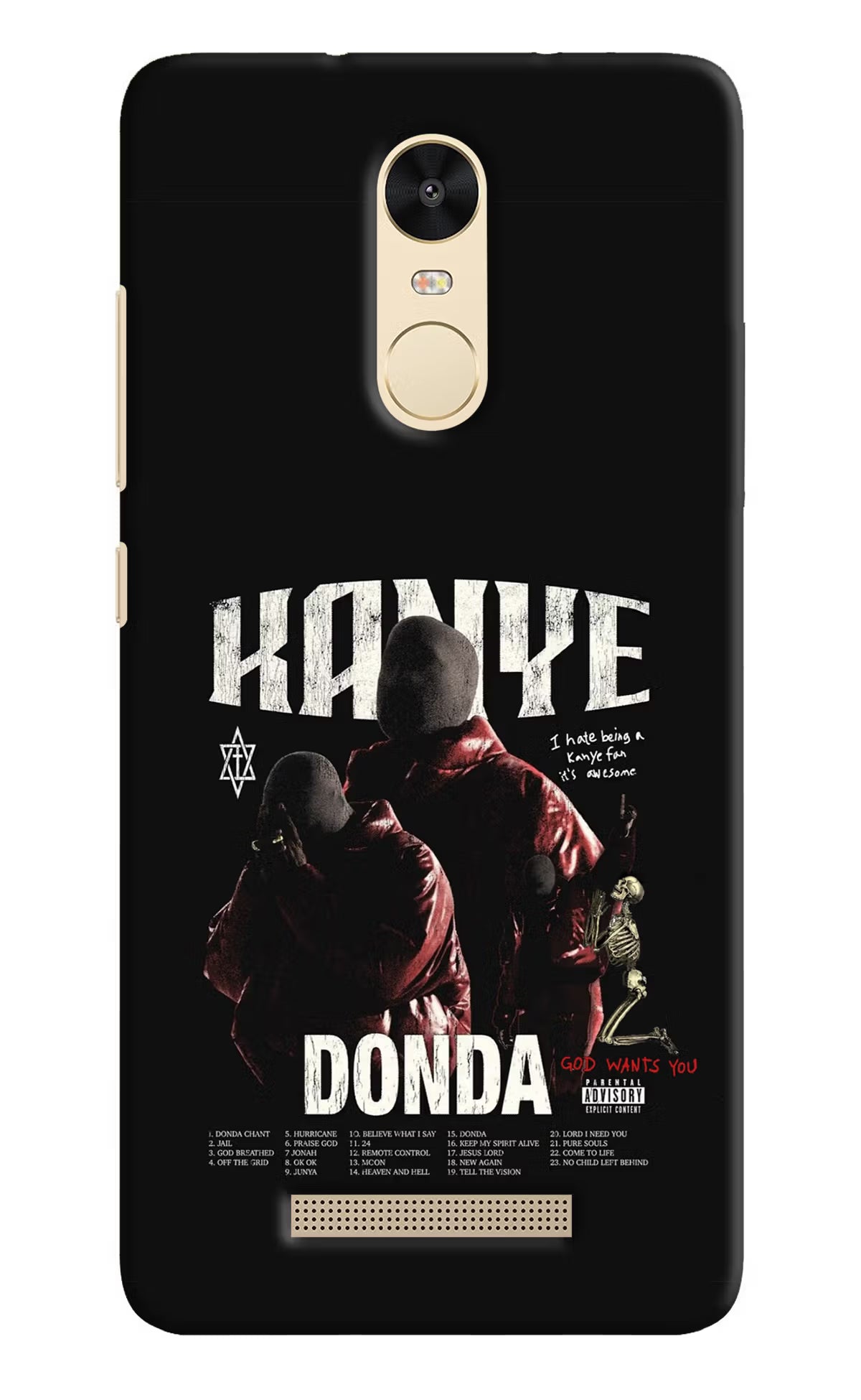 Donda Kanye West Redmi Note 3 Back Cover - Donda Kanye West Redmi Note 3 Hard Case Back Cover by Casekaro Donda Kanye West Redmi Note 3 Hard Case Back Cover by Casekaro