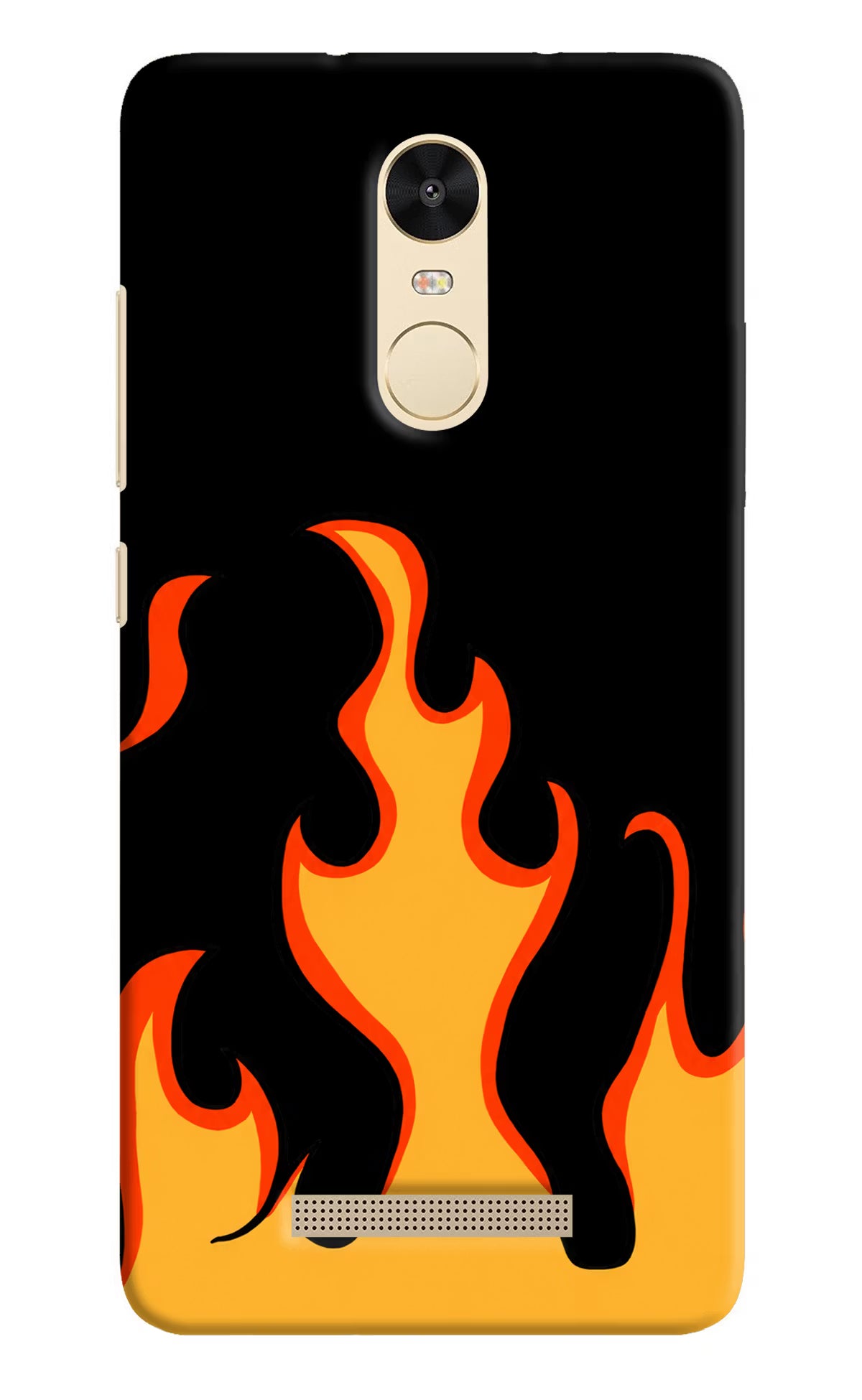 Fired Up – Black Redmi Note 3 Back Cover - Fired Up – Black Redmi Note 3 Hard Case Back Cover by Casekaro Fired Up – Black Redmi Note 3 Hard Case Back Cover by Casekaro
