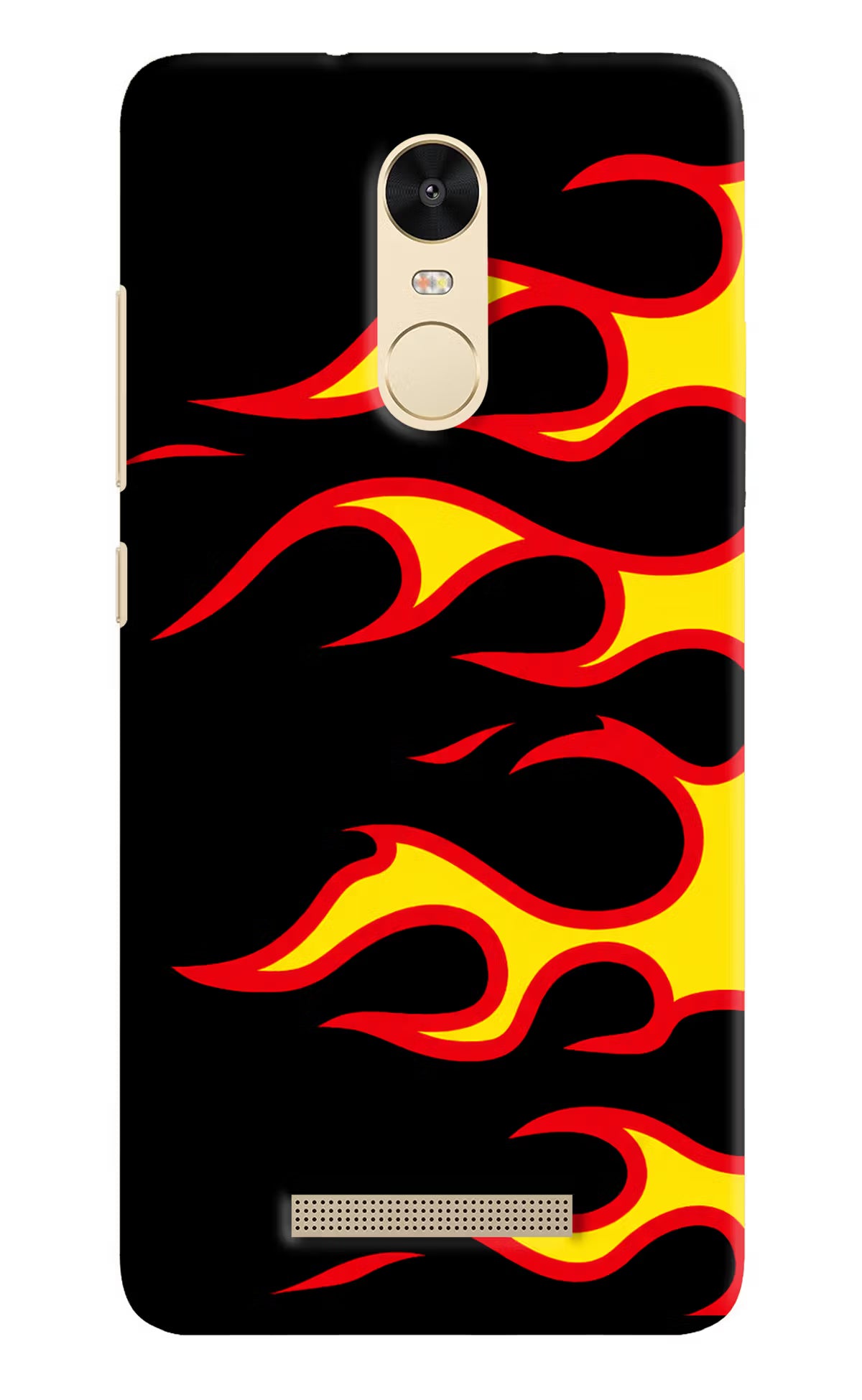 Side Sweep Flames Redmi Note 3 Back Cover - Side Sweep Flames Redmi Note 3 Hard Case Back Cover by Casekaro Side Sweep Flames Redmi Note 3 Hard Case Back Cover by Casekaro