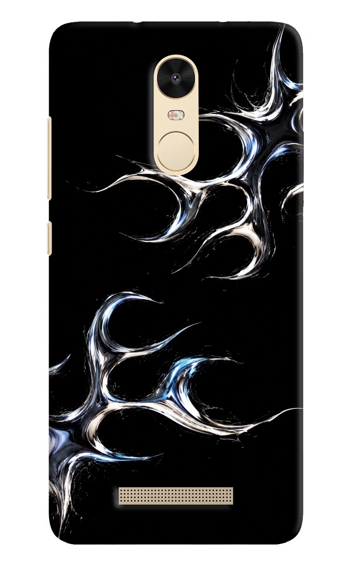 Chrome Tribal Redmi Note 3 Back Cover - Chrome Tribal Redmi Note 3 Hard Case Back Cover by Casekaro Chrome Tribal Redmi Note 3 Hard Case Back Cover by Casekaro
