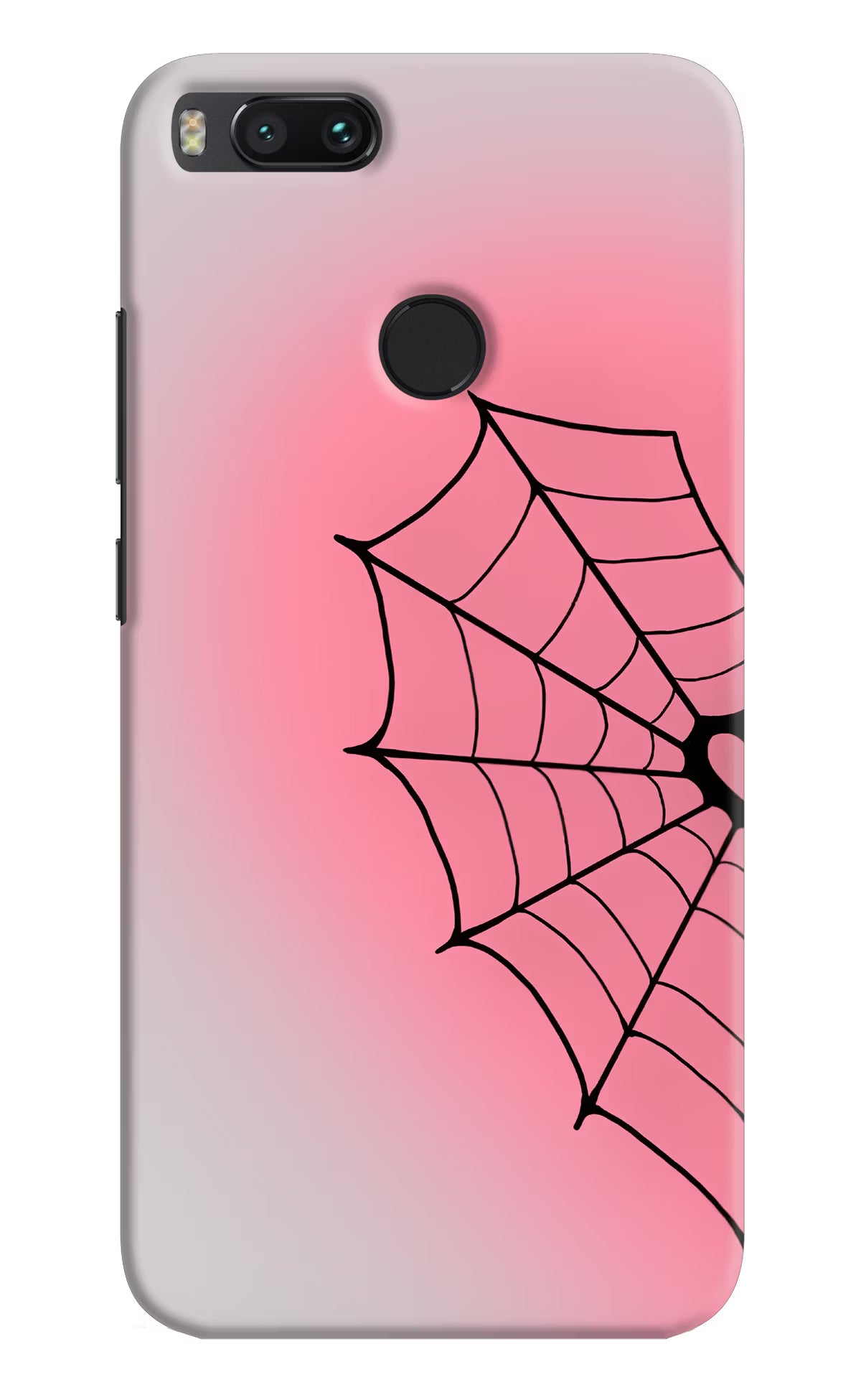 Pink Web Mi A1 Back Cover - Pink Web Mi A1 Back Cover Pink Web Mi A1 Back Cover