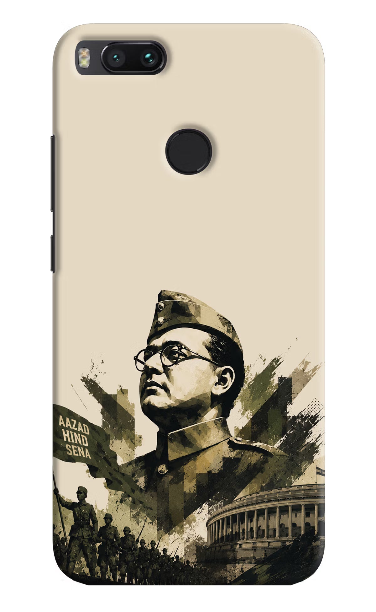 Netaji Rising Mi A1 Back Cover - Netaji Rising Mi A1 Back Cover Netaji Rising Mi A1 Back Cover