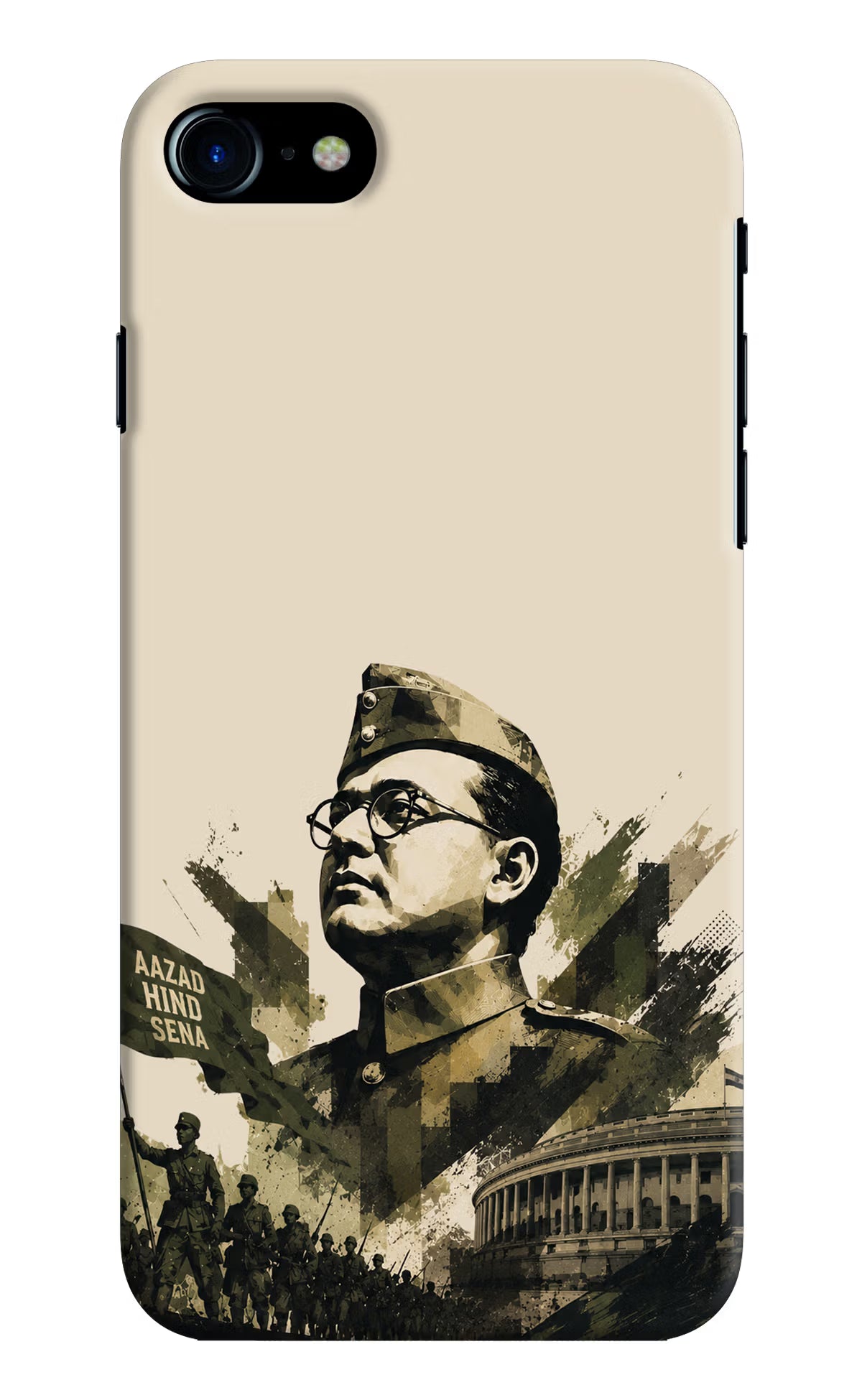 Netaji Rising iPhone 8 Back Cover - Netaji Rising iPhone 8 Back Cover Netaji Rising iPhone 8 Back Cover