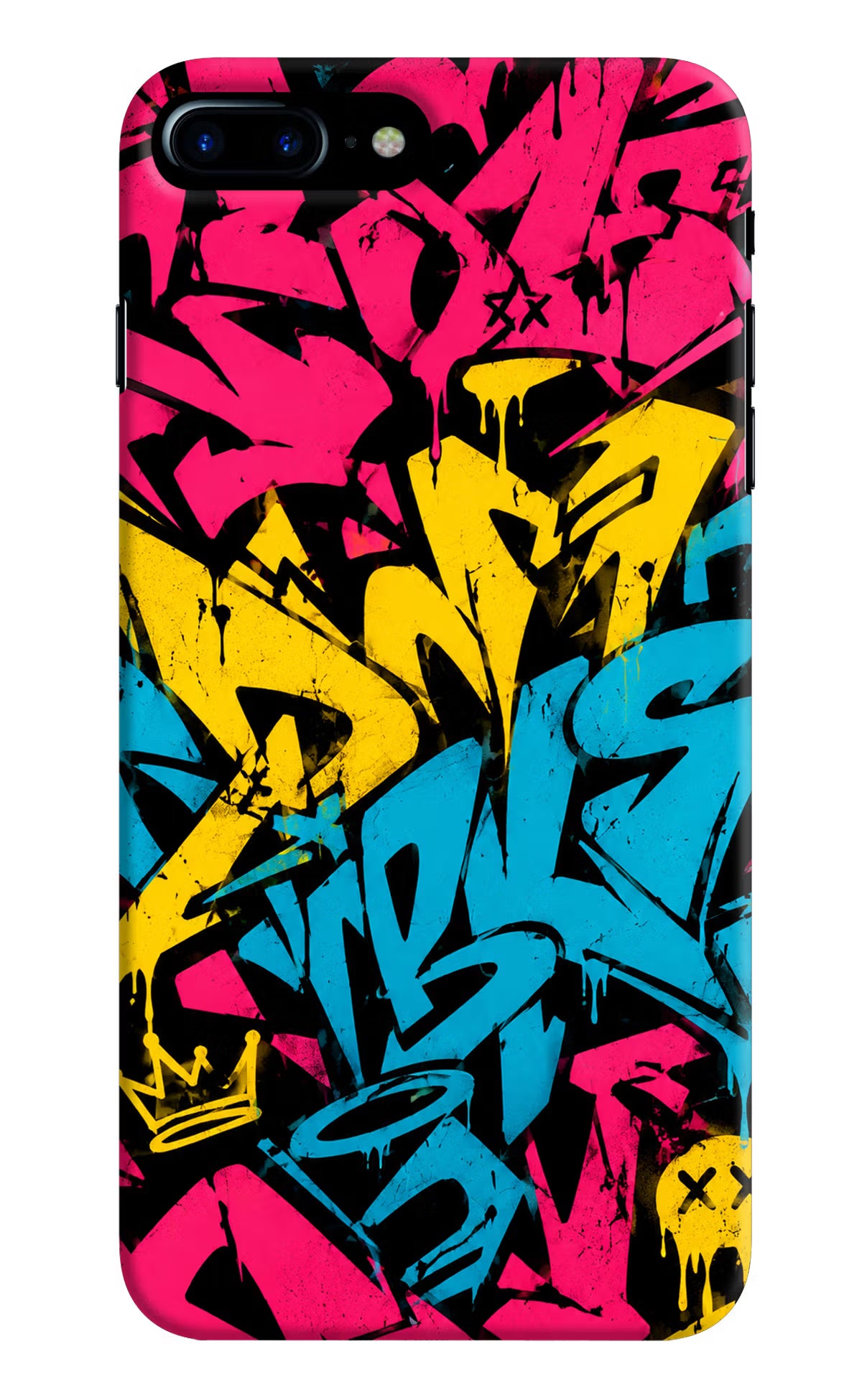 Graffiti Vibe iPhone 8 Plus Back Cover - Graffiti Vibe iPhone 8 Plus Back Cover Graffiti Vibe iPhone 8 Plus Back Cover