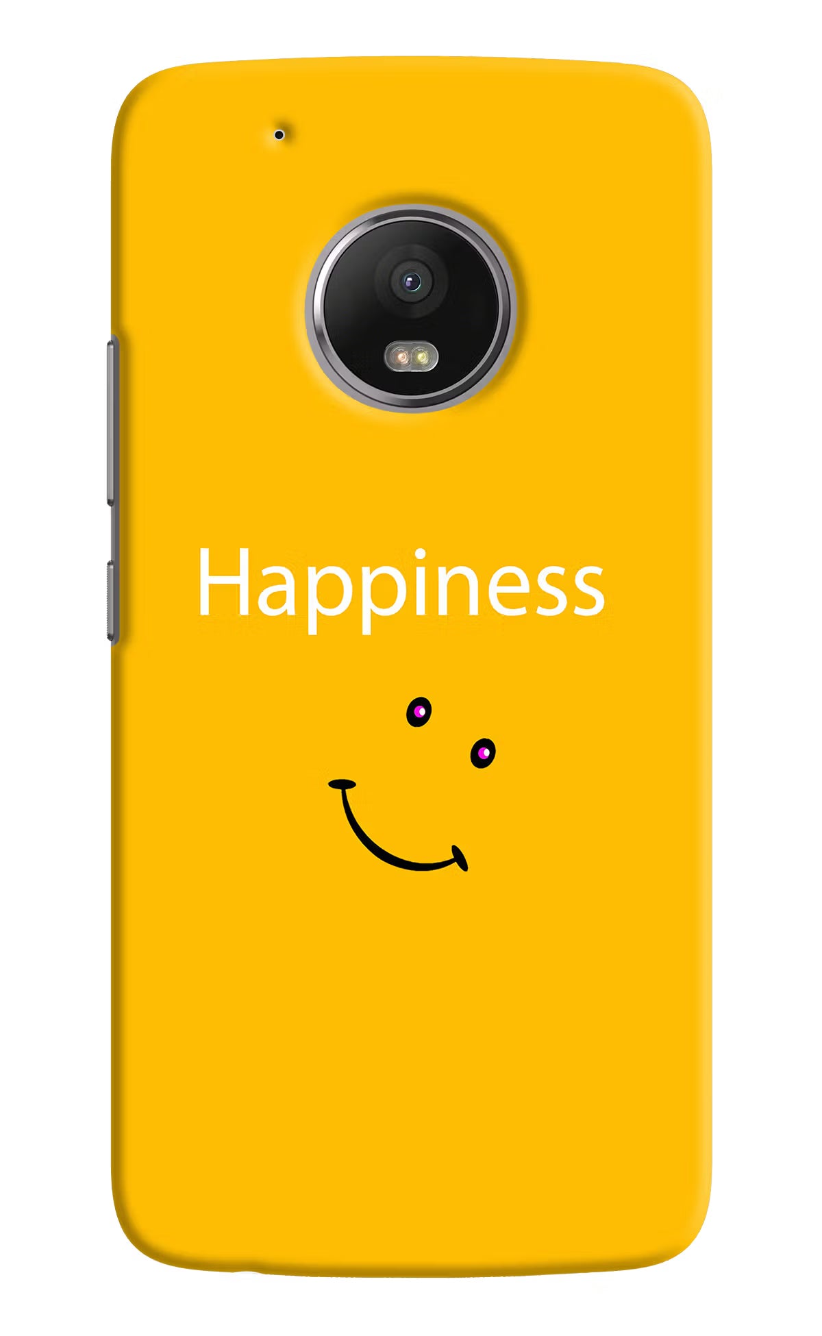 Happiness With Smiley Moto G5 plus Back Cover - Happiness With Smiley Moto G5 plus Hard Case Back Cover by Casekaro Happiness With Smiley Moto G5 plus Hard Case Back Cover by Casekaro