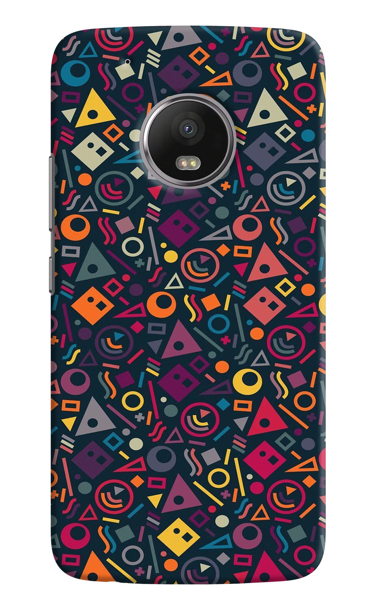 Geometric Abstract Moto G5 plus Back Cover - Geometric Abstract Moto G5 plus Hard Case Back Cover by Casekaro Geometric Abstract Moto G5 plus Hard Case Back Cover by Casekaro