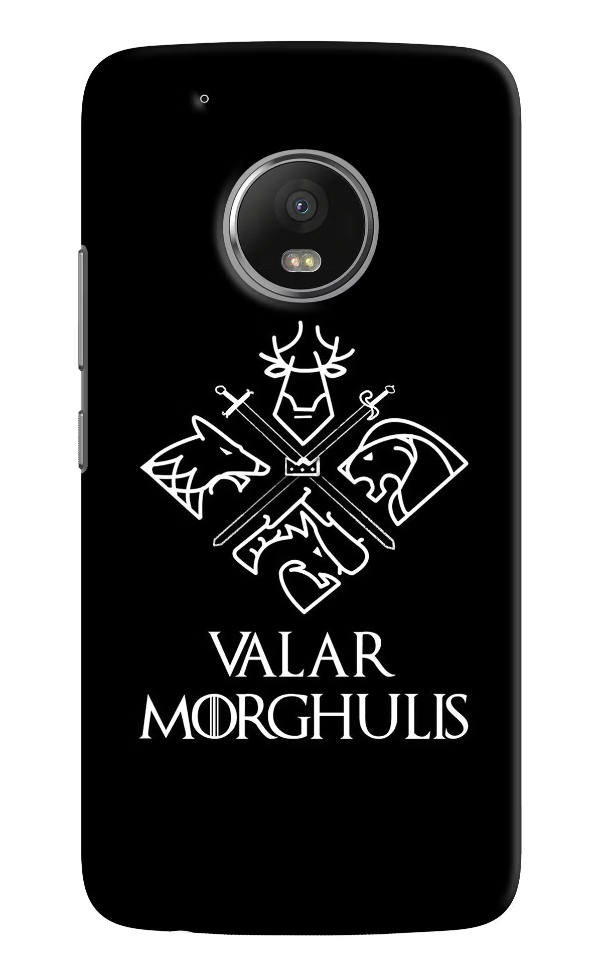 Valar Morghulis | Game Of Thrones Moto G5 plus Back Cover - Valar Morghulis | Game Of Thrones Moto G5 plus Hard Case Back Cover by Casekaro Valar Morghulis | Game Of Thrones Moto G5 plus Hard Case Back Cover by Casekaro