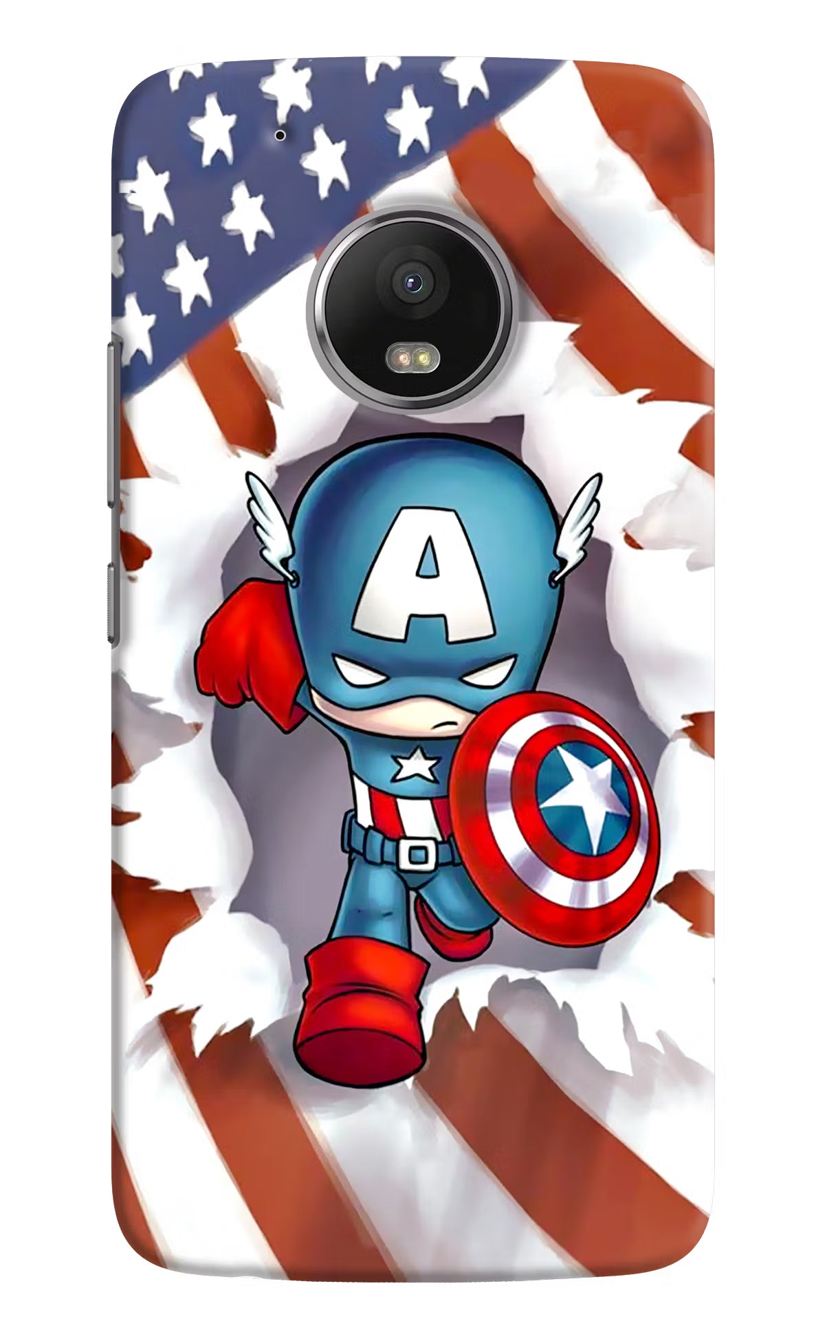 Captain America Moto G5 plus Back Cover - Captain America Moto G5 plus Hard Case Back Cover by Casekaro Captain America Moto G5 plus Hard Case Back Cover by Casekaro