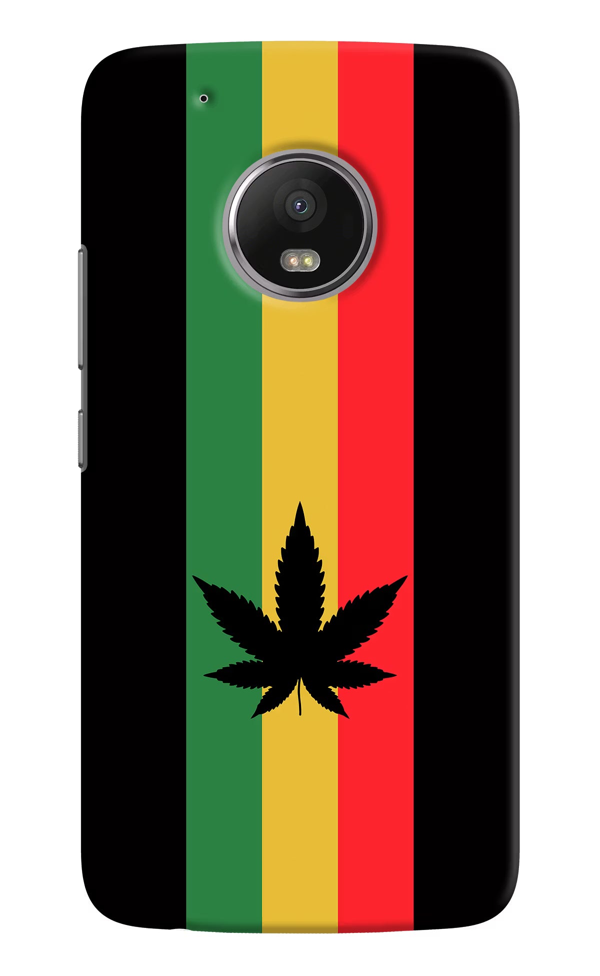 Weed Flag Moto G5 plus Back Cover - Weed Flag Moto G5 plus Hard Case Back Cover by Casekaro Weed Flag Moto G5 plus Hard Case Back Cover by Casekaro