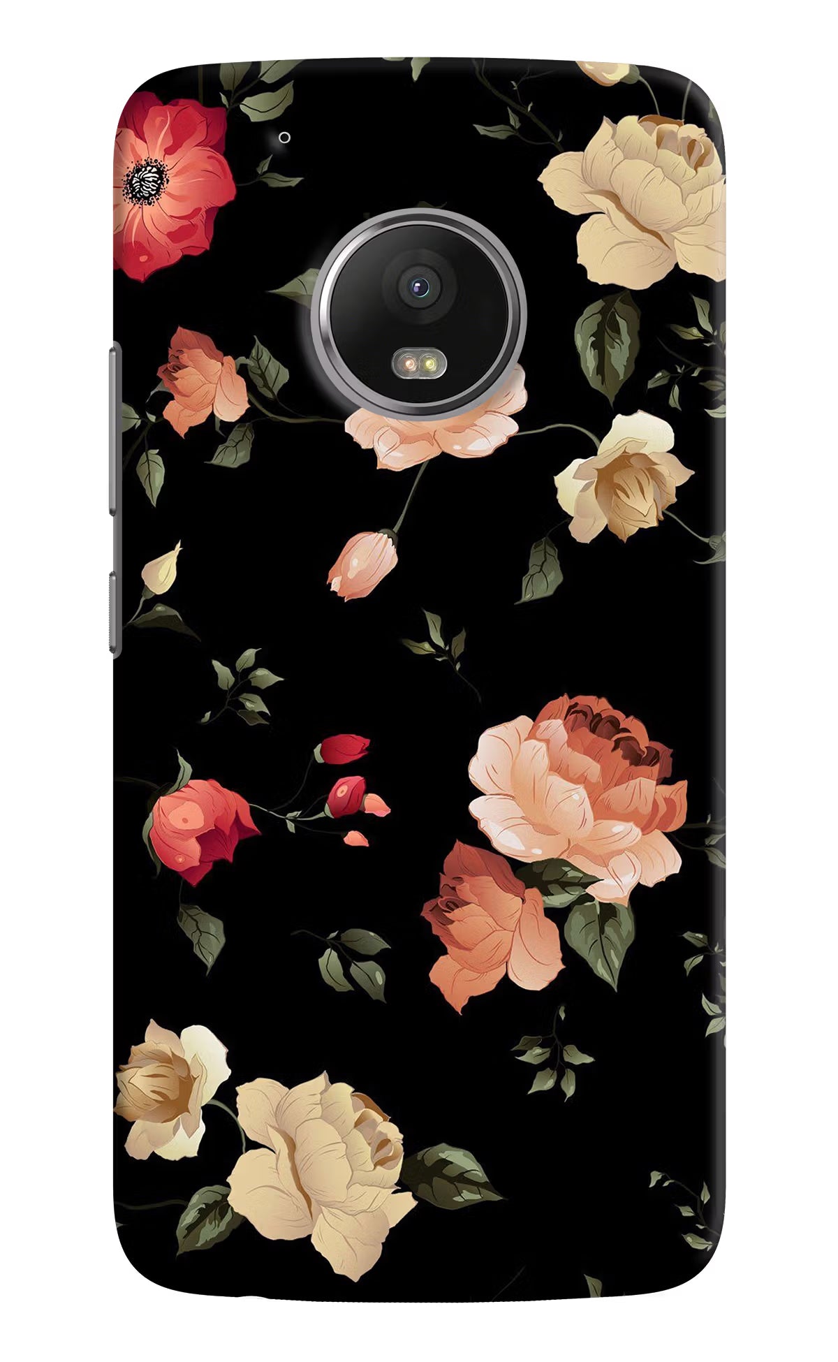 Flowers Moto G5 plus Back Cover - Flowers Moto G5 plus Hard Case Back Cover by Casekaro Flowers Moto G5 plus Hard Case Back Cover by Casekaro