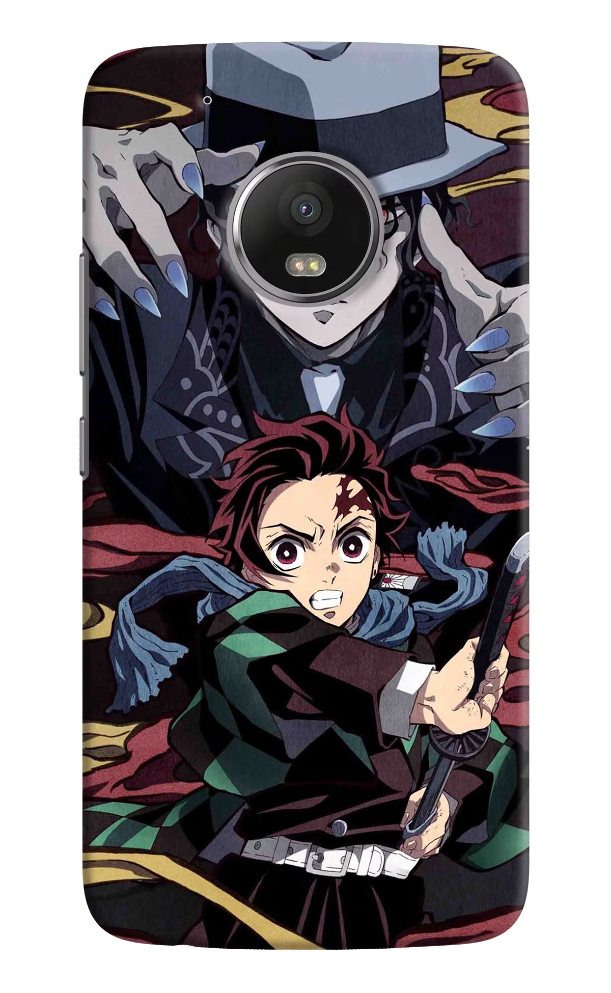 Demon Slayer Moto G5 plus Back Cover - Demon Slayer Moto G5 plus Hard Case Back Cover by Casekaro Demon Slayer Moto G5 plus Hard Case Back Cover by Casekaro