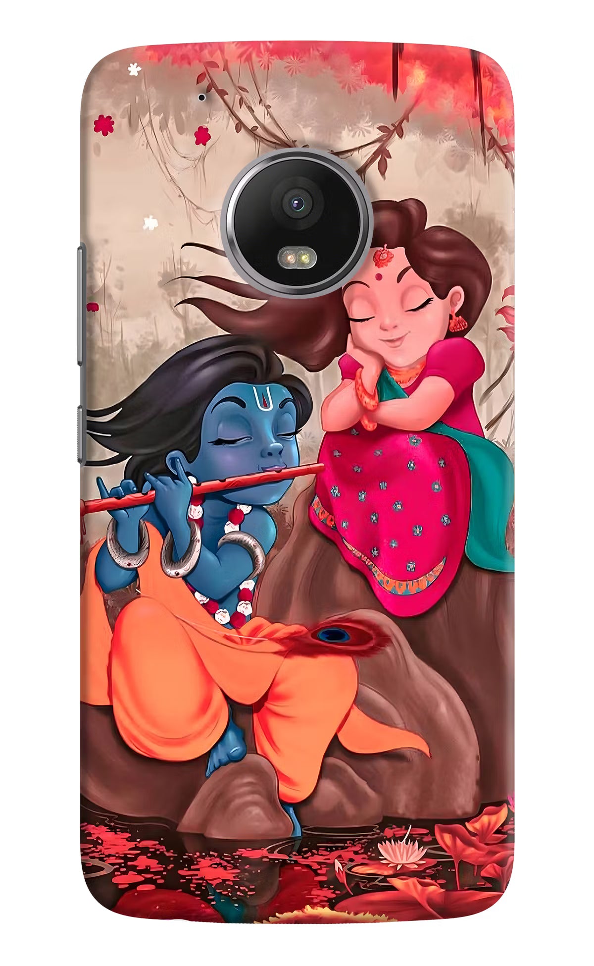 Radhe Krishna Moto G5 plus Back Cover - Radhe Krishna Moto G5 plus Hard Case Back Cover by Casekaro Radhe Krishna Moto G5 plus Hard Case Back Cover by Casekaro