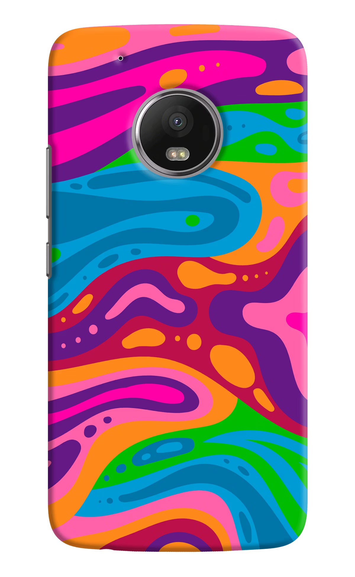 Trippy Pattern Moto G5 plus Back Cover - Trippy Pattern Moto G5 plus Hard Case Back Cover by Casekaro Trippy Pattern Moto G5 plus Hard Case Back Cover by Casekaro