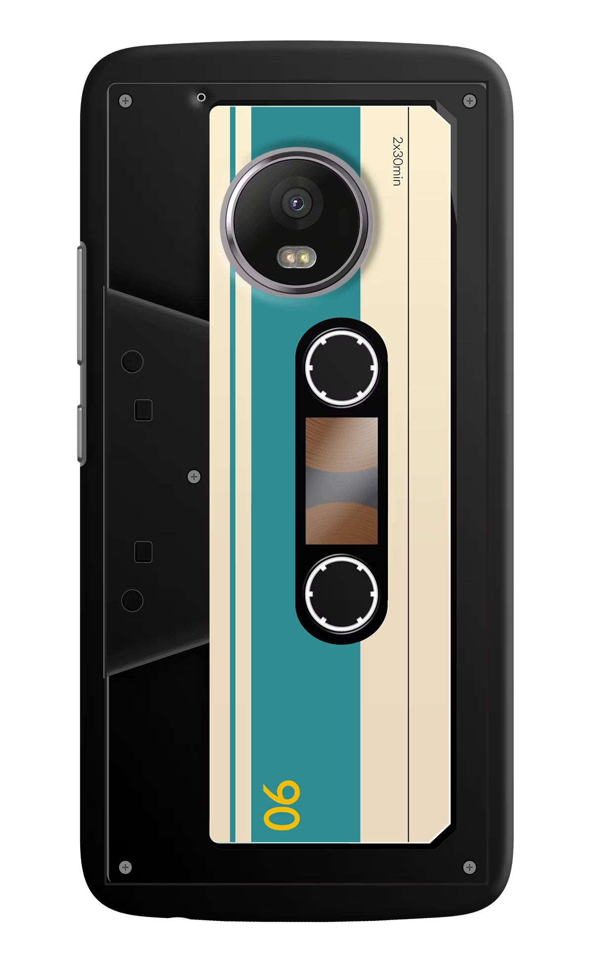 Cassette Moto G5 plus Back Cover - Cassette Moto G5 plus Hard Case Back Cover by Casekaro Cassette Moto G5 plus Hard Case Back Cover by Casekaro