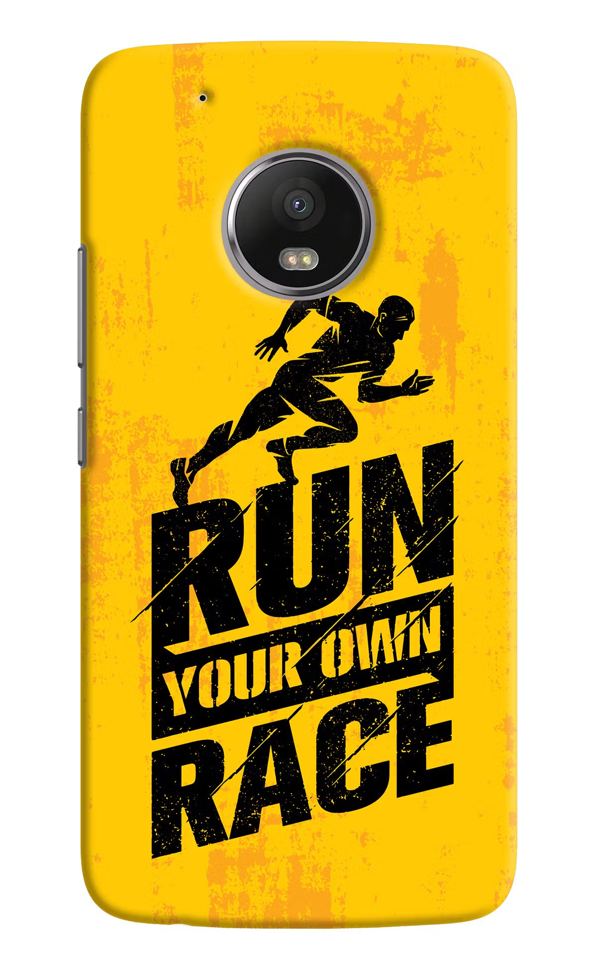 Run Your Own Race Moto G5 plus Back Cover - Run Your Own Race Moto G5 plus Hard Case Back Cover by Casekaro Run Your Own Race Moto G5 plus Hard Case Back Cover by Casekaro