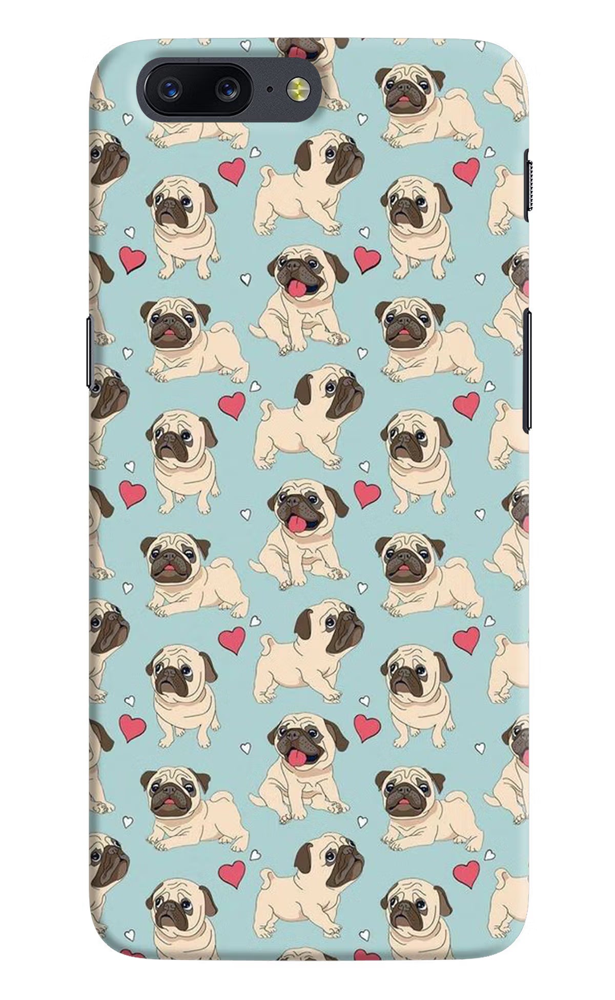 Pug Dog Oneplus 5 Back Cover - Pug Dog Oneplus 5 Hard Case Back Cover by Casekaro Pug Dog Oneplus 5 Hard Case Back Cover by Casekaro
