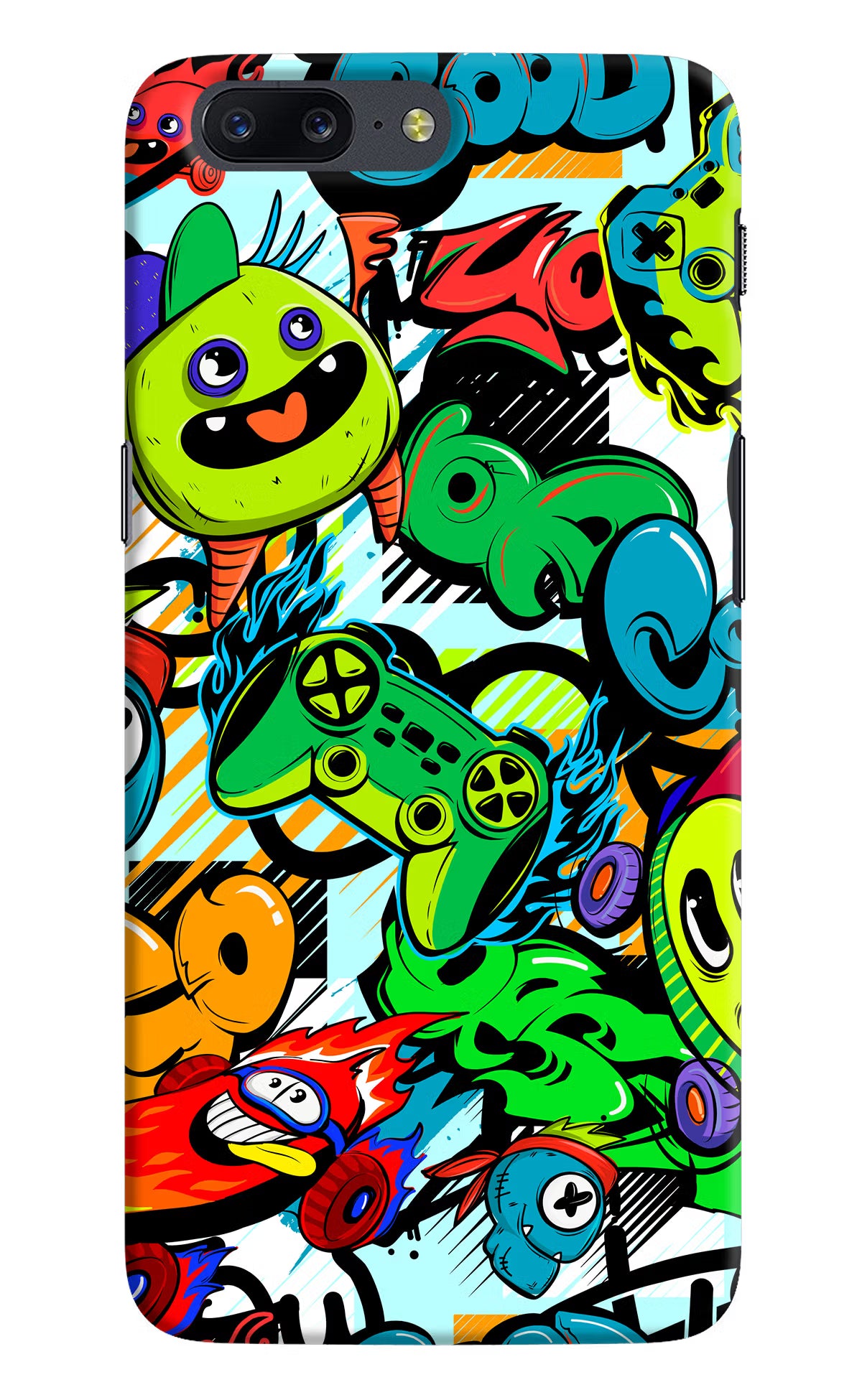 Game Doodle Oneplus 5 Back Cover - Game Doodle Oneplus 5 Hard Case Back Cover by Casekaro Game Doodle Oneplus 5 Hard Case Back Cover by Casekaro