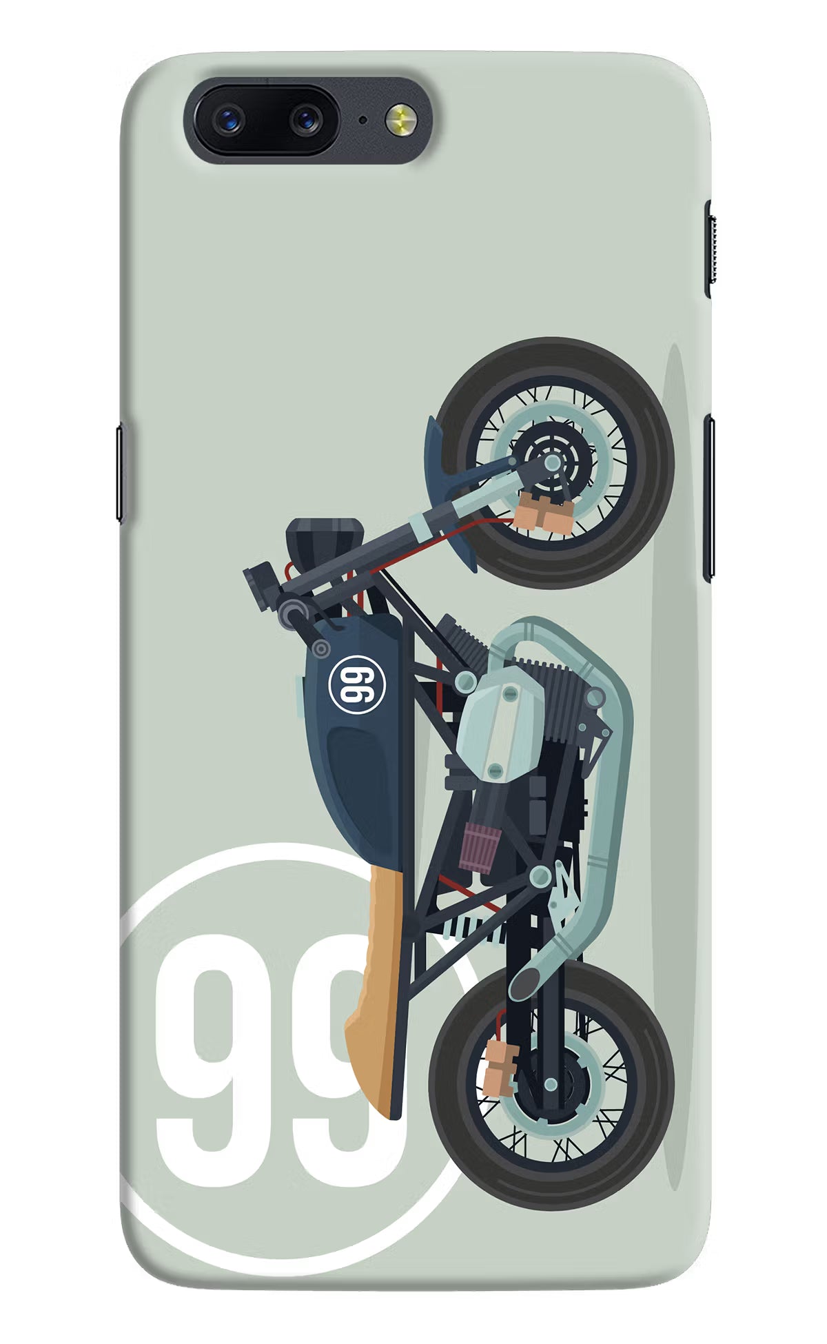Classic Cafe Racer 99 Oneplus 5 Back Cover - Classic Cafe Racer 99 Oneplus 5 Hard Case Back Cover by Casekaro Classic Cafe Racer 99 Oneplus 5 Hard Case Back Cover by Casekaro