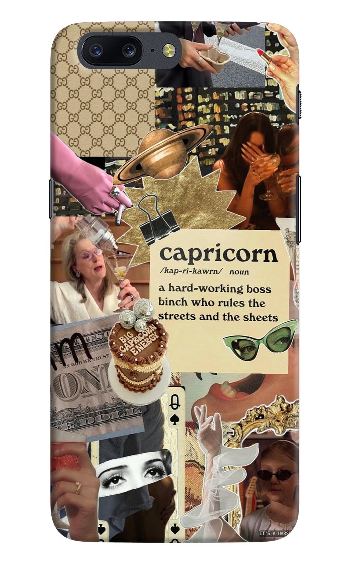 Capricorn Zodiac Oneplus 5 Back Cover - Capricorn Zodiac Oneplus 5 Hard Case Back Cover by Casekaro Capricorn Zodiac Oneplus 5 Hard Case Back Cover by Casekaro