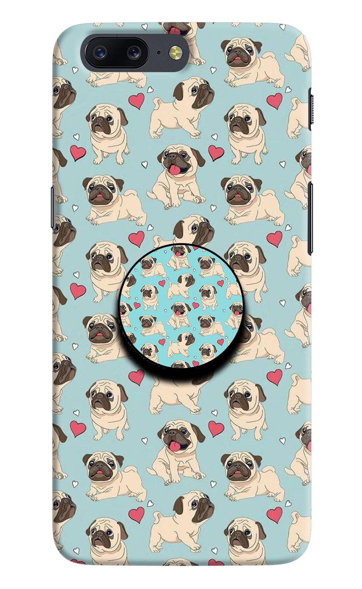 Pug Dog Oneplus 5 Pop Case - Pug Dog Oneplus 5 Pop Case by Casekaro Pug Dog Oneplus 5 Pop Case by Casekaro
