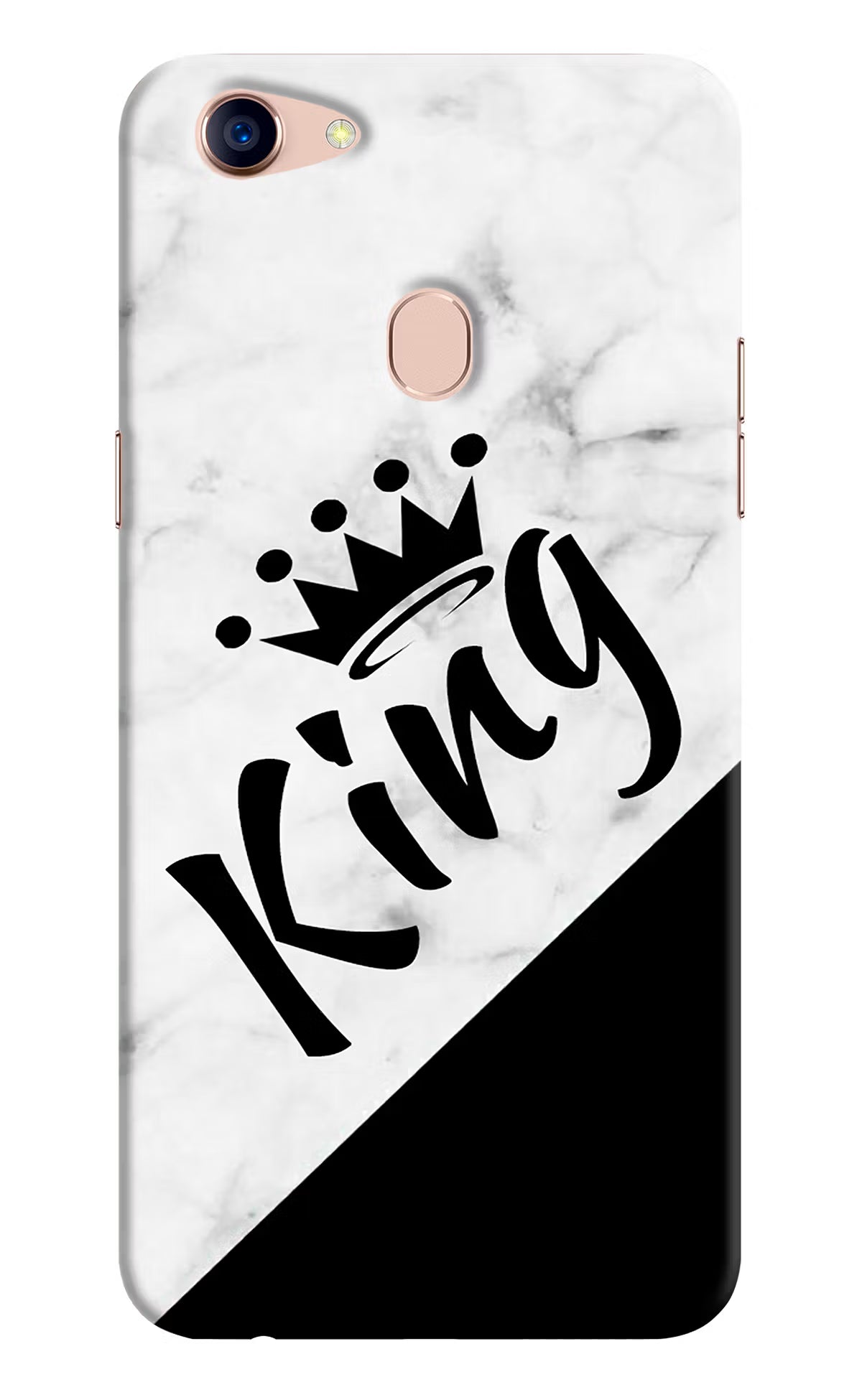 King Oppo F5 Back Cover - King Oppo F5 Hard Case Back Cover by Casekaro King Oppo F5 Hard Case Back Cover by Casekaro