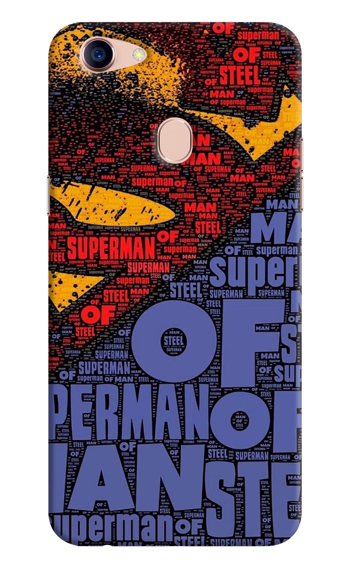 Superman Oppo F5 Back Cover - Superman Oppo F5 Hard Case Back Cover by Casekaro Superman Oppo F5 Hard Case Back Cover by Casekaro