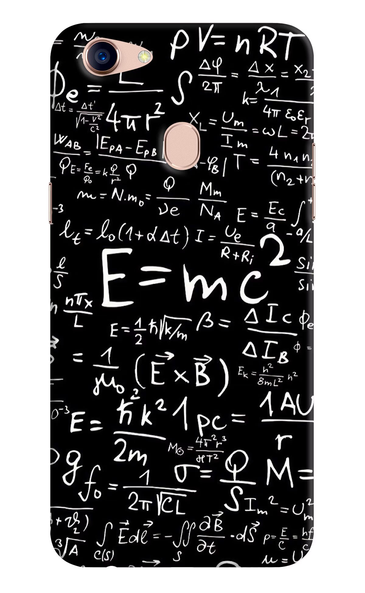 Physics Formula Oppo F5 Back Cover - Physics Formula Oppo F5 Hard Case Back Cover by Casekaro Physics Formula Oppo F5 Hard Case Back Cover by Casekaro