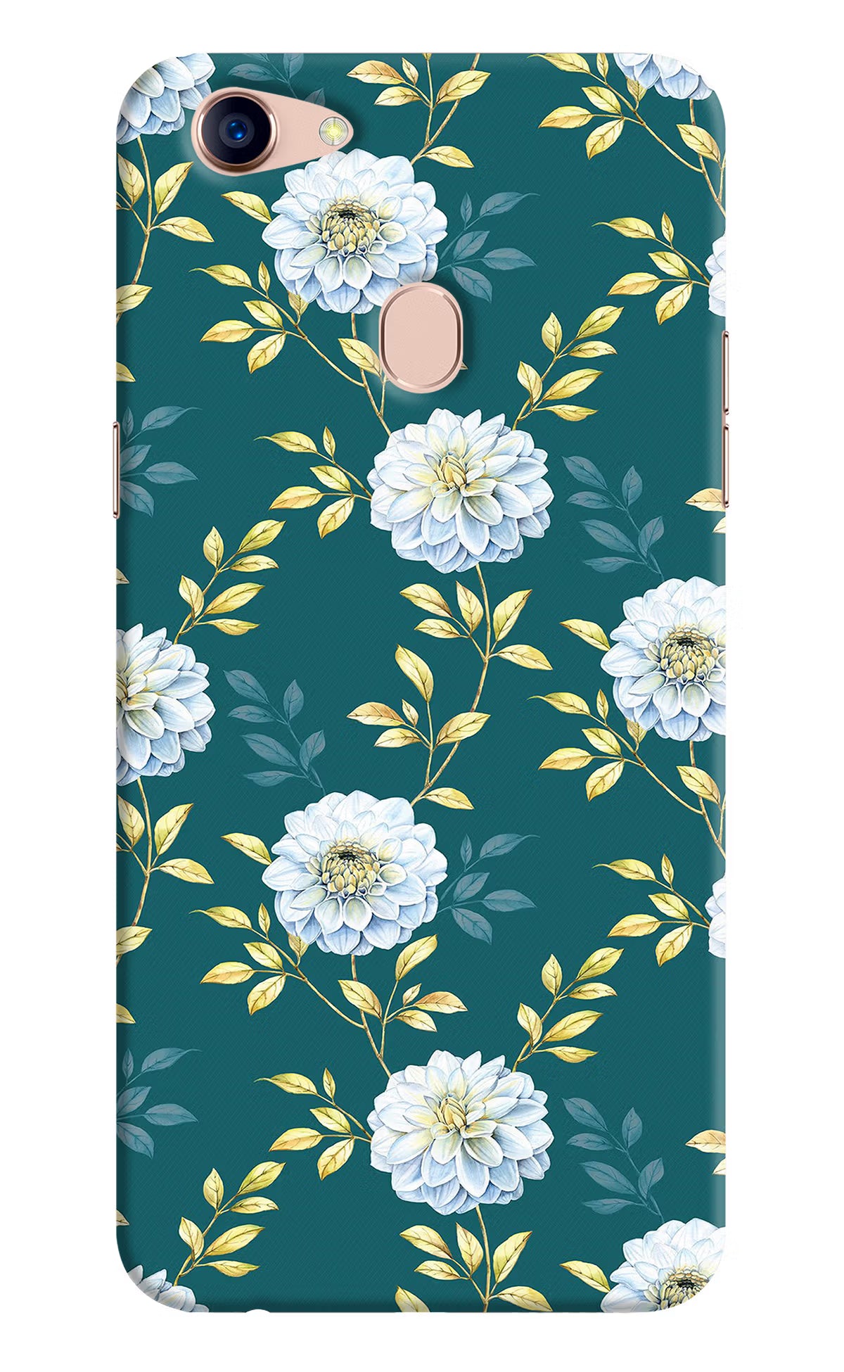 Flowers Oppo F5 Back Cover - Flowers Oppo F5 Hard Case Back Cover by Casekaro Flowers Oppo F5 Hard Case Back Cover by Casekaro