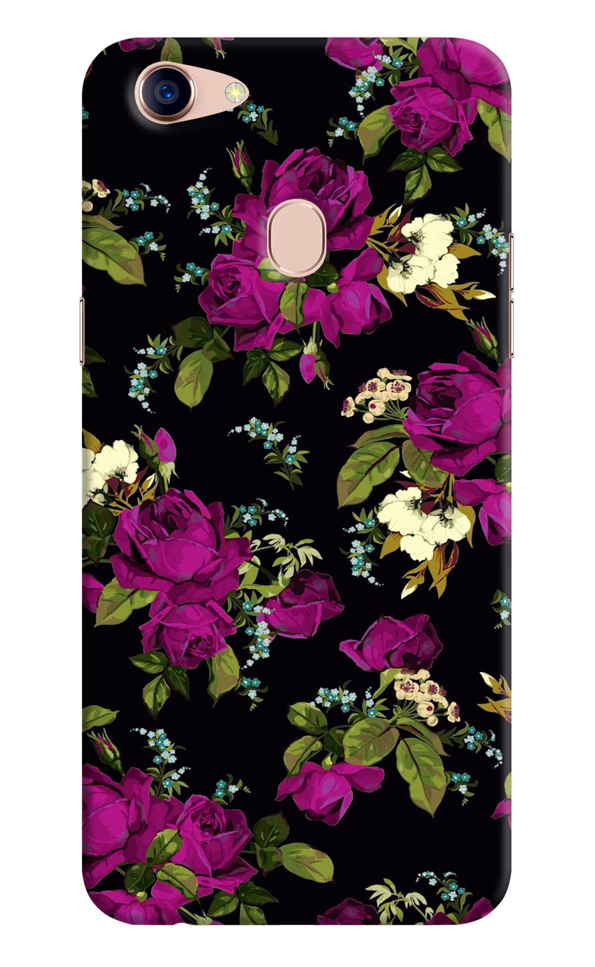 Flowers Oppo F5 Back Cover - Flowers Oppo F5 Hard Case Back Cover by Casekaro Flowers Oppo F5 Hard Case Back Cover by Casekaro