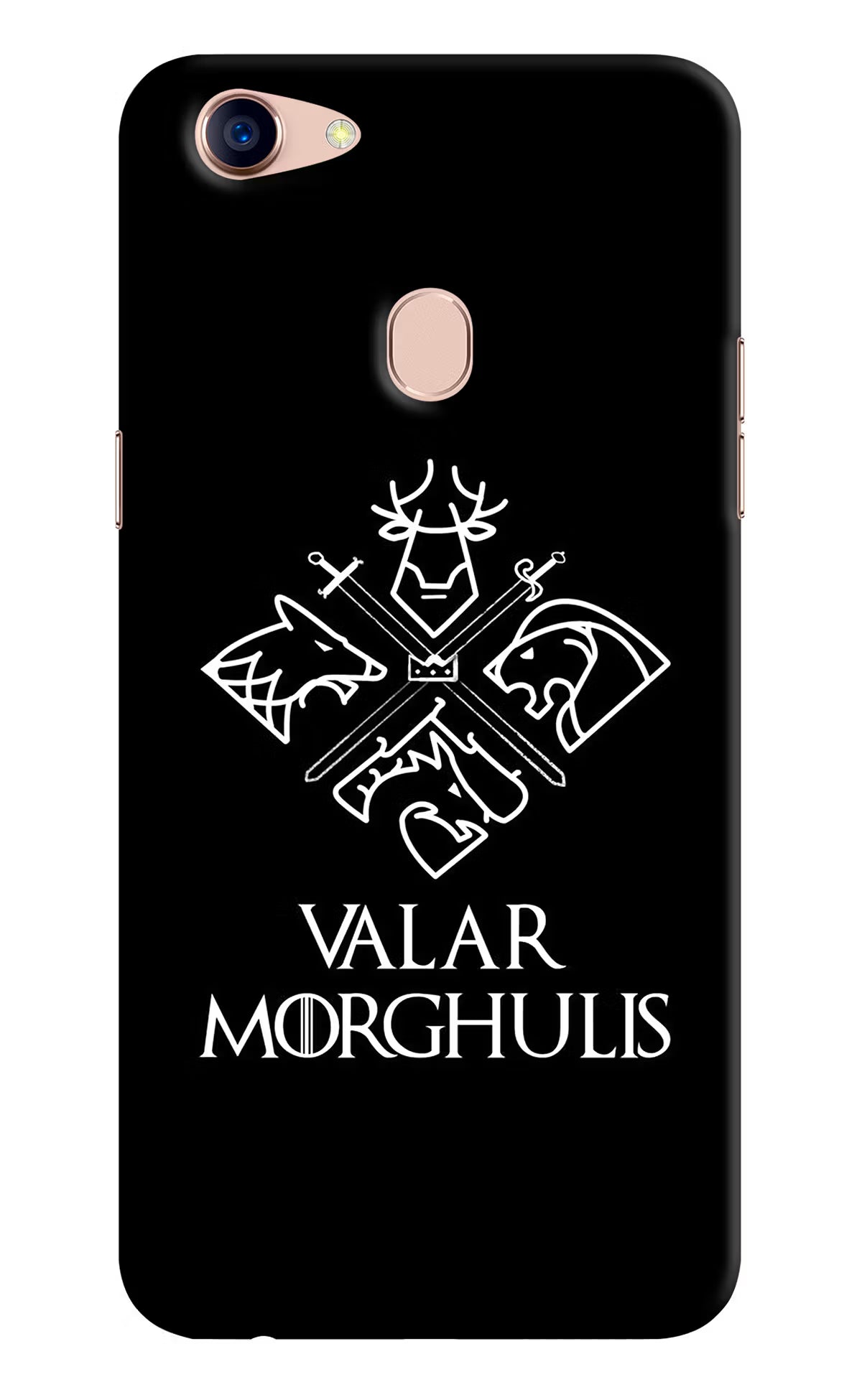 Valar Morghulis | Game Of Thrones Oppo F5 Back Cover - Valar Morghulis | Game Of Thrones Oppo F5 Hard Case Back Cover by Casekaro Valar Morghulis | Game Of Thrones Oppo F5 Hard Case Back Cover by Casekaro