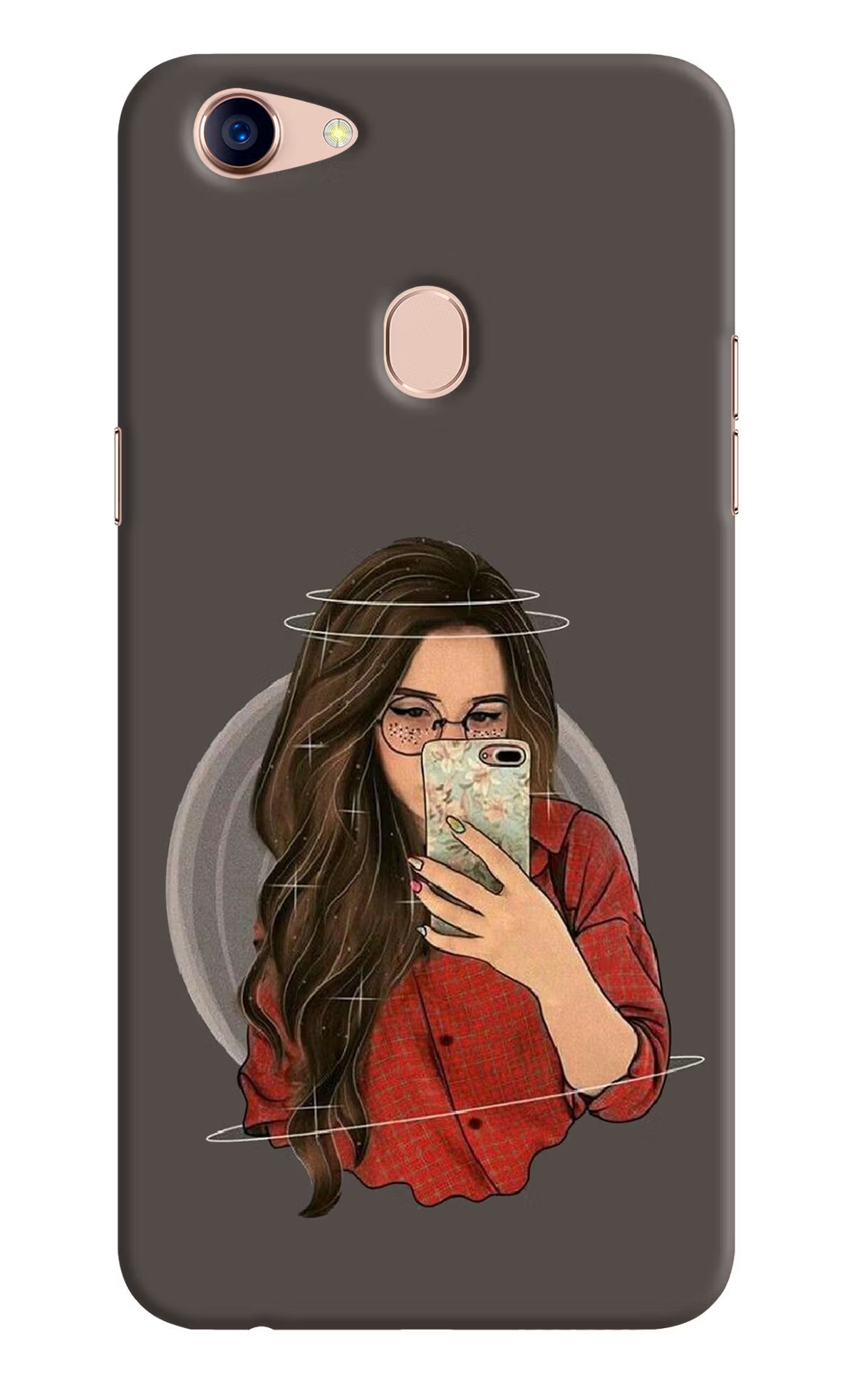 Selfie Queen Oppo F5 Back Cover - Selfie Queen Oppo F5 Hard Case Back Cover by Casekaro Selfie Queen Oppo F5 Hard Case Back Cover by Casekaro
