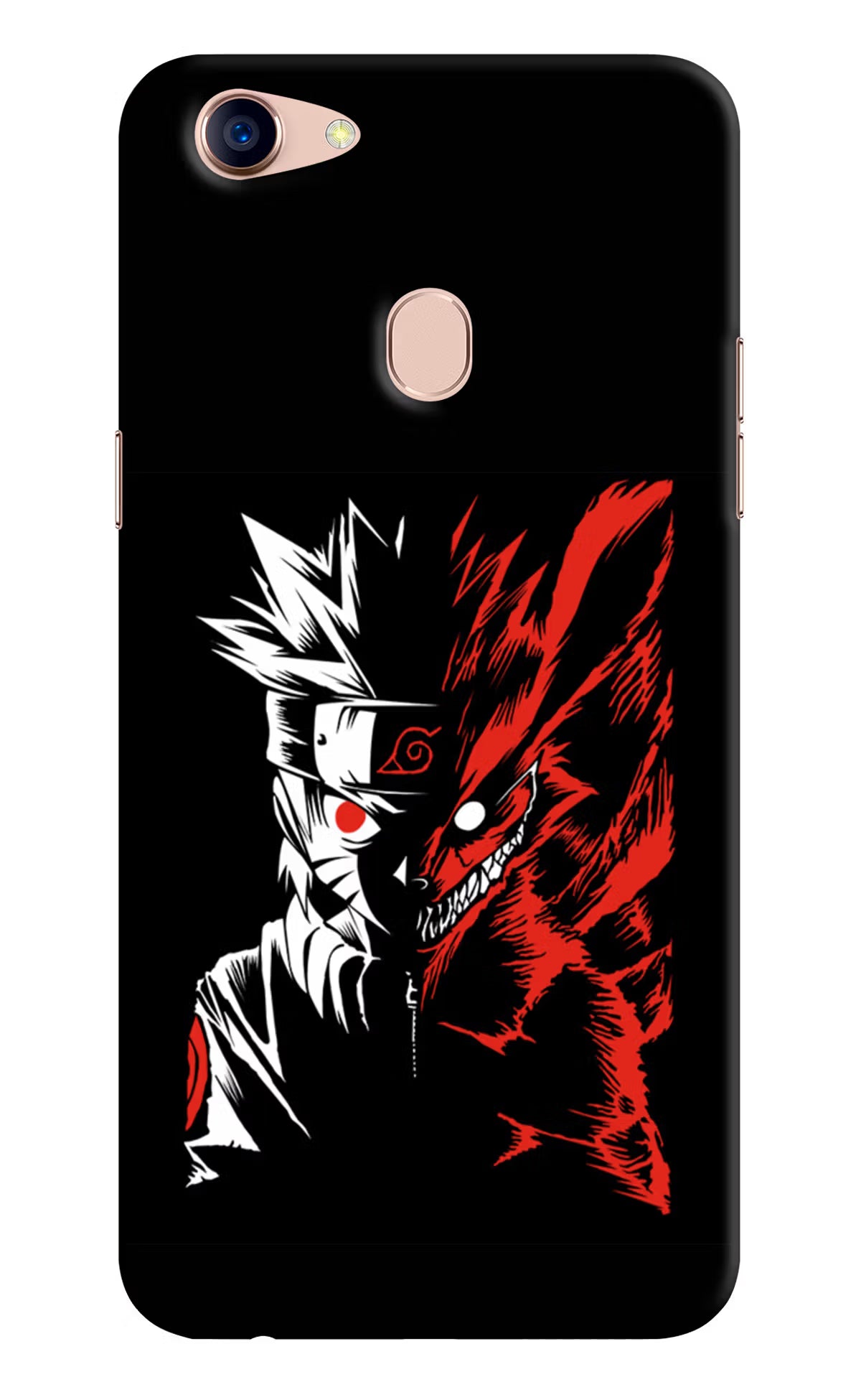 Naruto Two Face Oppo F5 Back Cover - Naruto Two Face Oppo F5 Hard Case Back Cover by Casekaro Naruto Two Face Oppo F5 Hard Case Back Cover by Casekaro