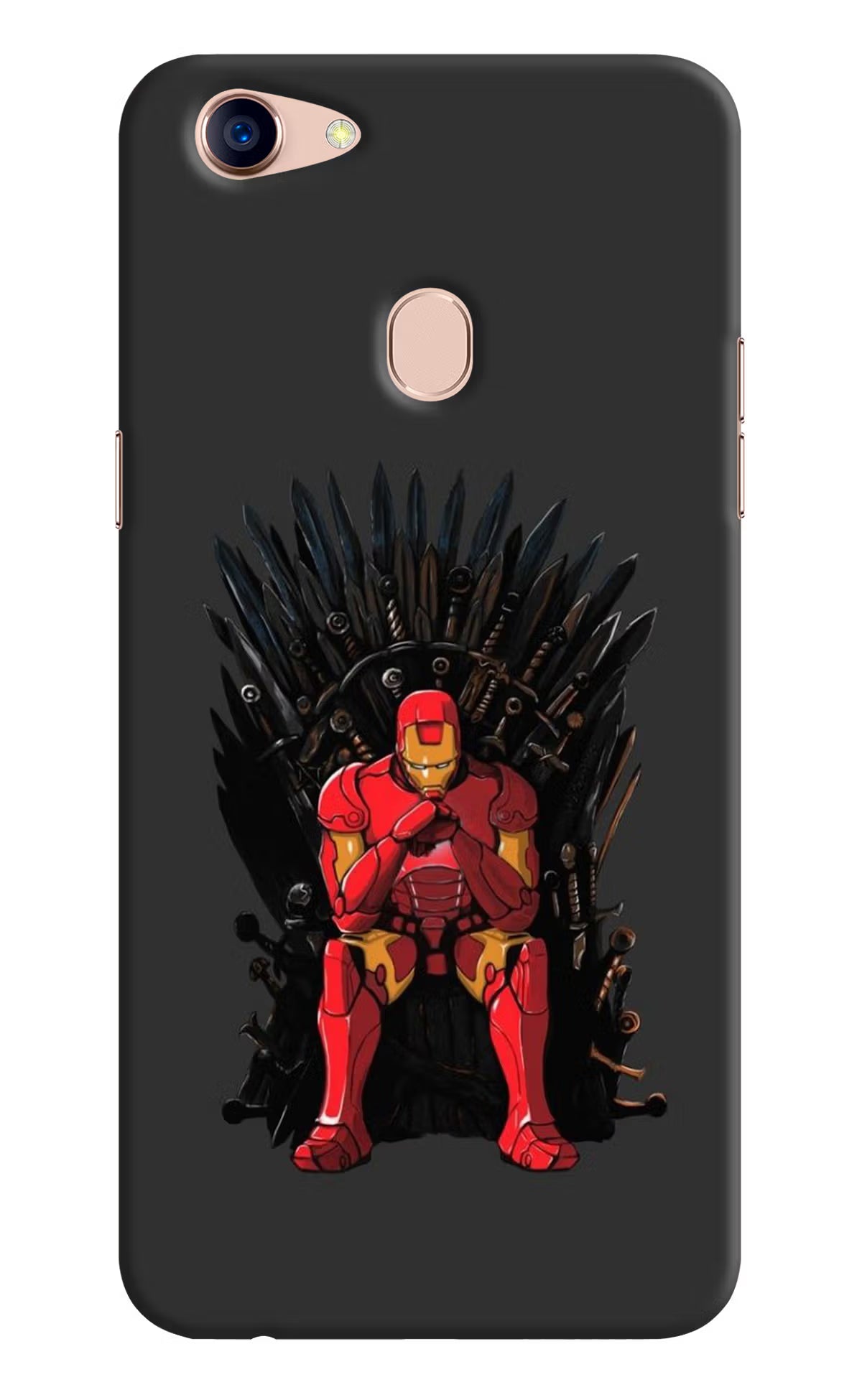Ironman Throne Oppo F5 Back Cover - Ironman Throne Oppo F5 Hard Case Back Cover by Casekaro Ironman Throne Oppo F5 Hard Case Back Cover by Casekaro
