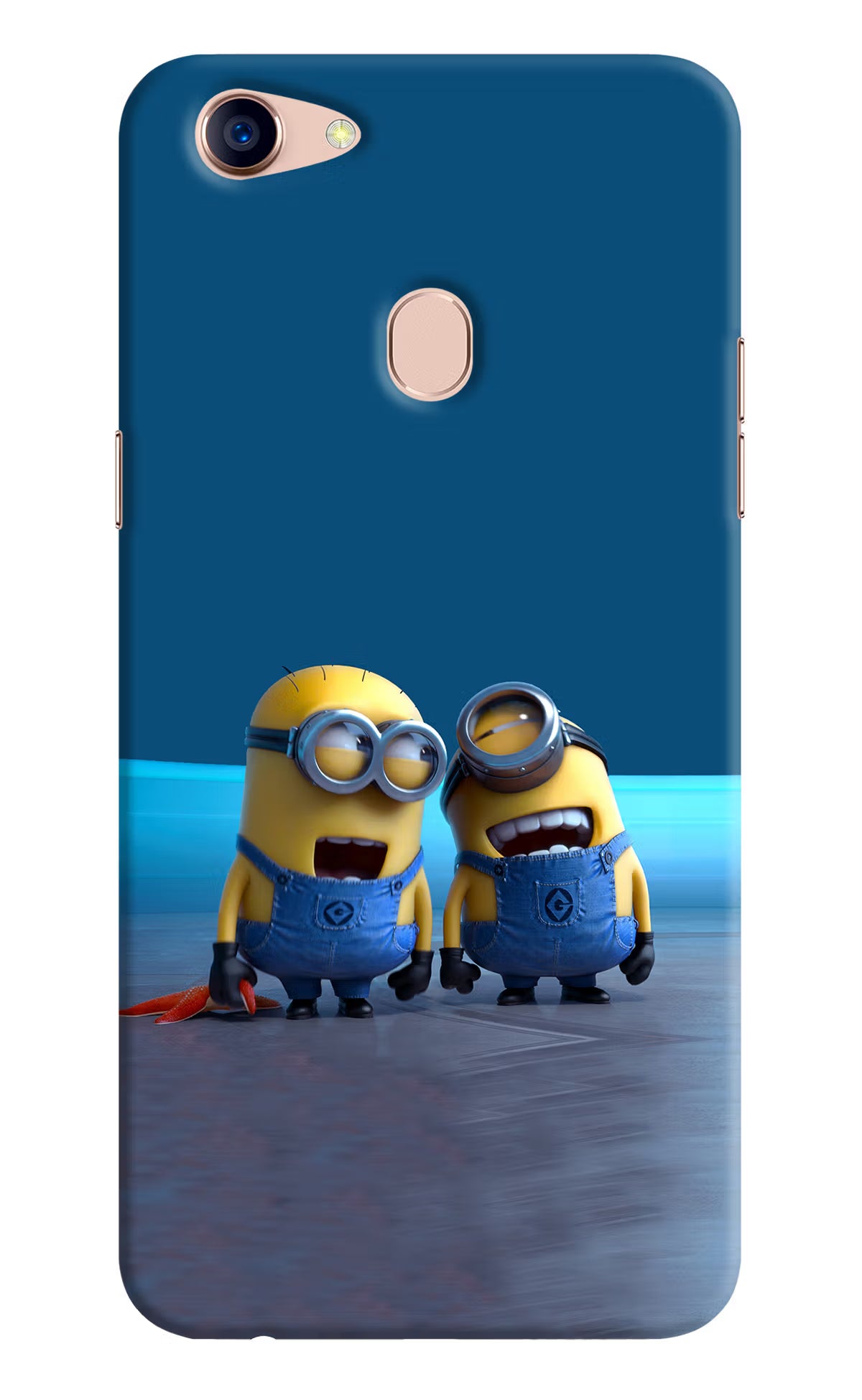 Minion Laughing Oppo F5 Back Cover - Minion Laughing Oppo F5 Hard Case Back Cover by Casekaro Minion Laughing Oppo F5 Hard Case Back Cover by Casekaro