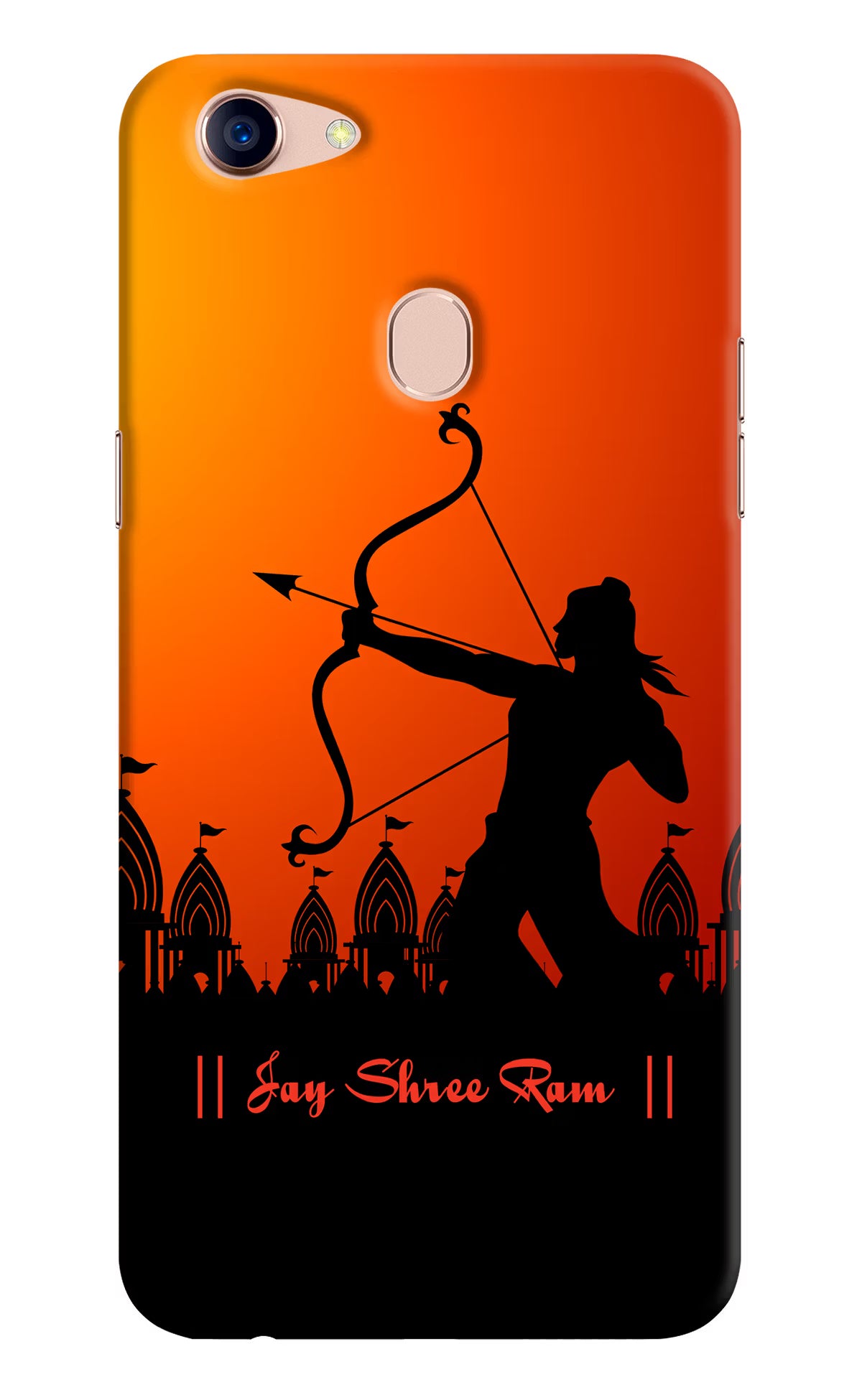 Lord Ram - 4 Oppo F5 Back Cover - Lord Ram - 4 Oppo F5 Hard Case Back Cover by Casekaro Lord Ram - 4 Oppo F5 Hard Case Back Cover by Casekaro
