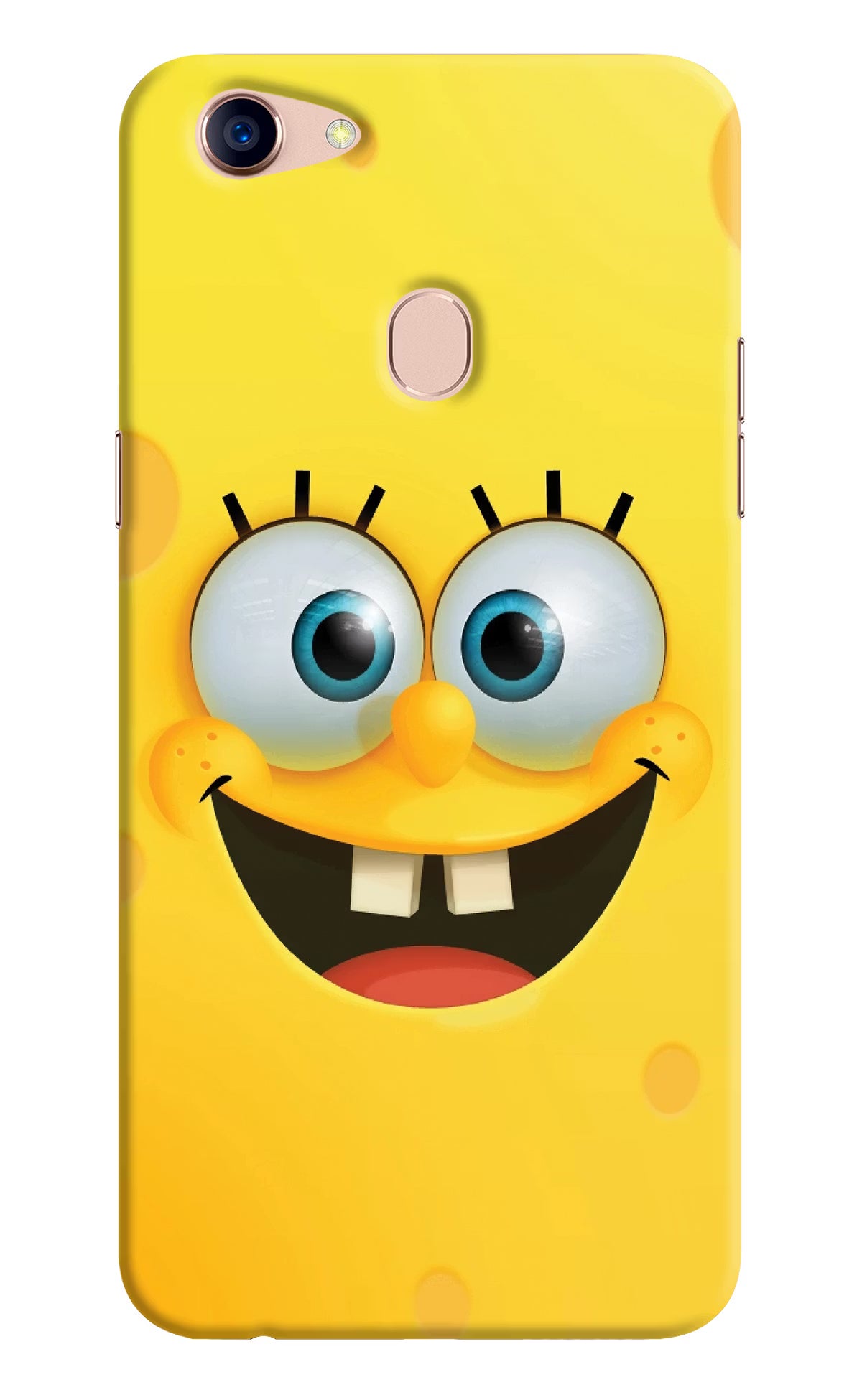 Sponge 1 Oppo F5 Back Cover - Sponge 1 Oppo F5 Hard Case Back Cover by Casekaro Sponge 1 Oppo F5 Hard Case Back Cover by Casekaro