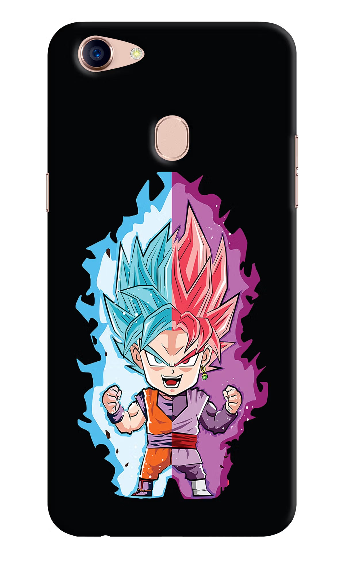 Chota Goku Oppo F5 Back Cover - Chota Goku Oppo F5 Hard Case Back Cover by Casekaro Chota Goku Oppo F5 Hard Case Back Cover by Casekaro