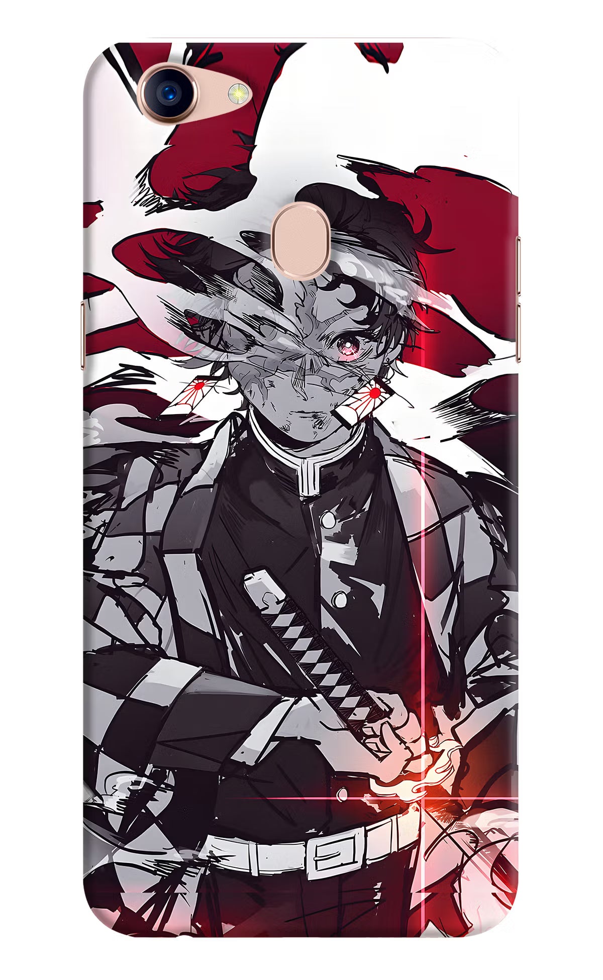 Demon Slayer Oppo F5 Back Cover - Demon Slayer Oppo F5 Hard Case Back Cover by Casekaro Demon Slayer Oppo F5 Hard Case Back Cover by Casekaro