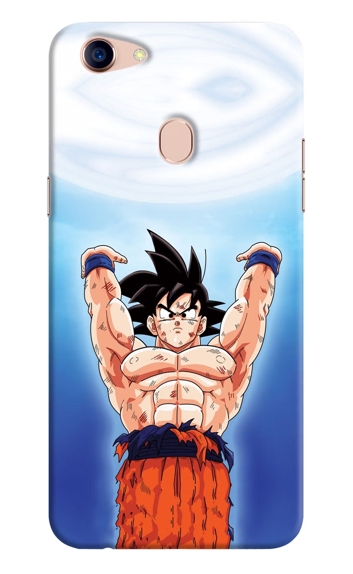 Goku Power Oppo F5 Back Cover - Goku Power Oppo F5 Hard Case Back Cover by Casekaro Goku Power Oppo F5 Hard Case Back Cover by Casekaro