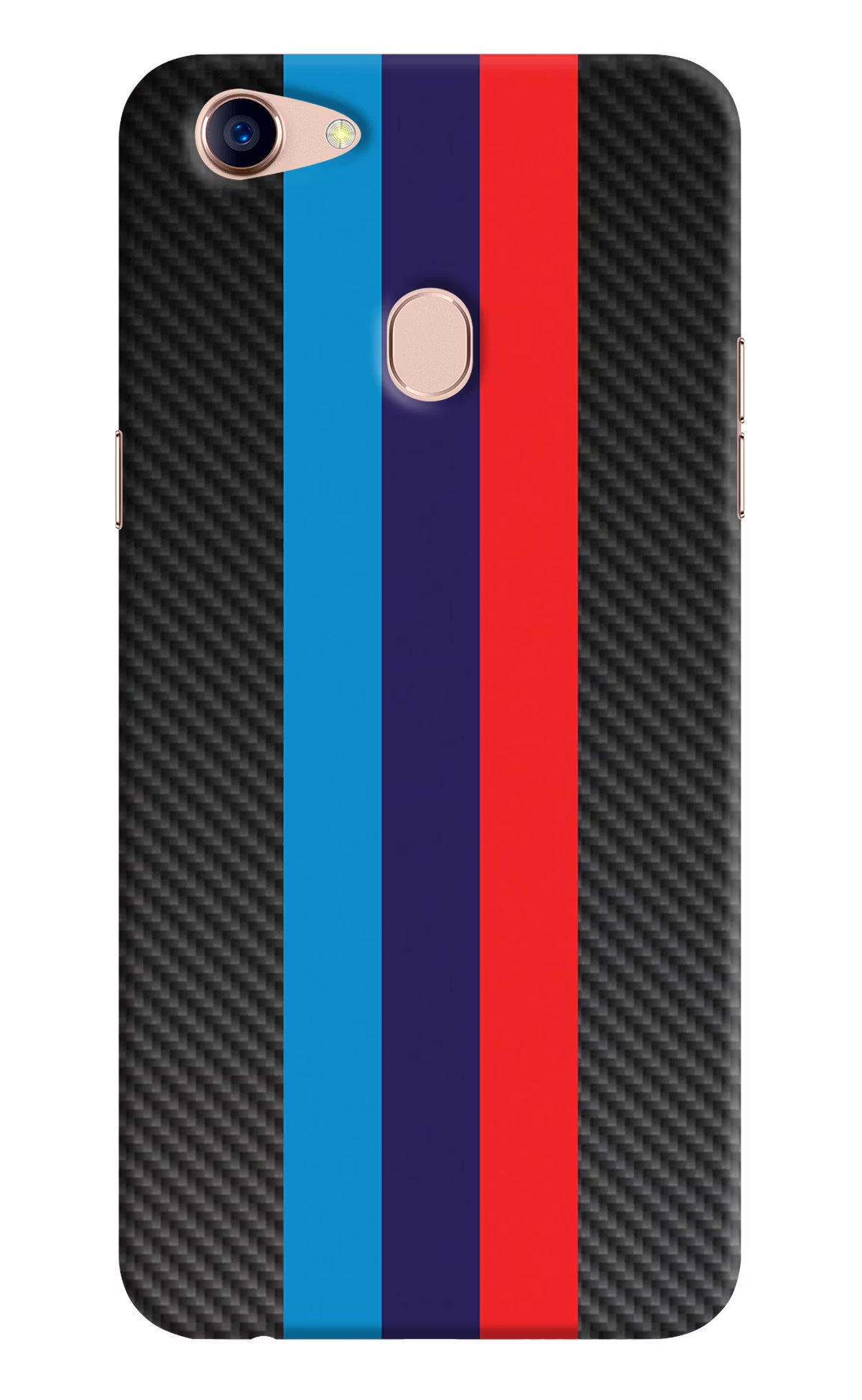 BMW Stripes Pattern Oppo F5 Back Cover - BMW Stripes Pattern Oppo F5 Hard Case Back Cover by Casekaro BMW Stripes Pattern Oppo F5 Hard Case Back Cover by Casekaro