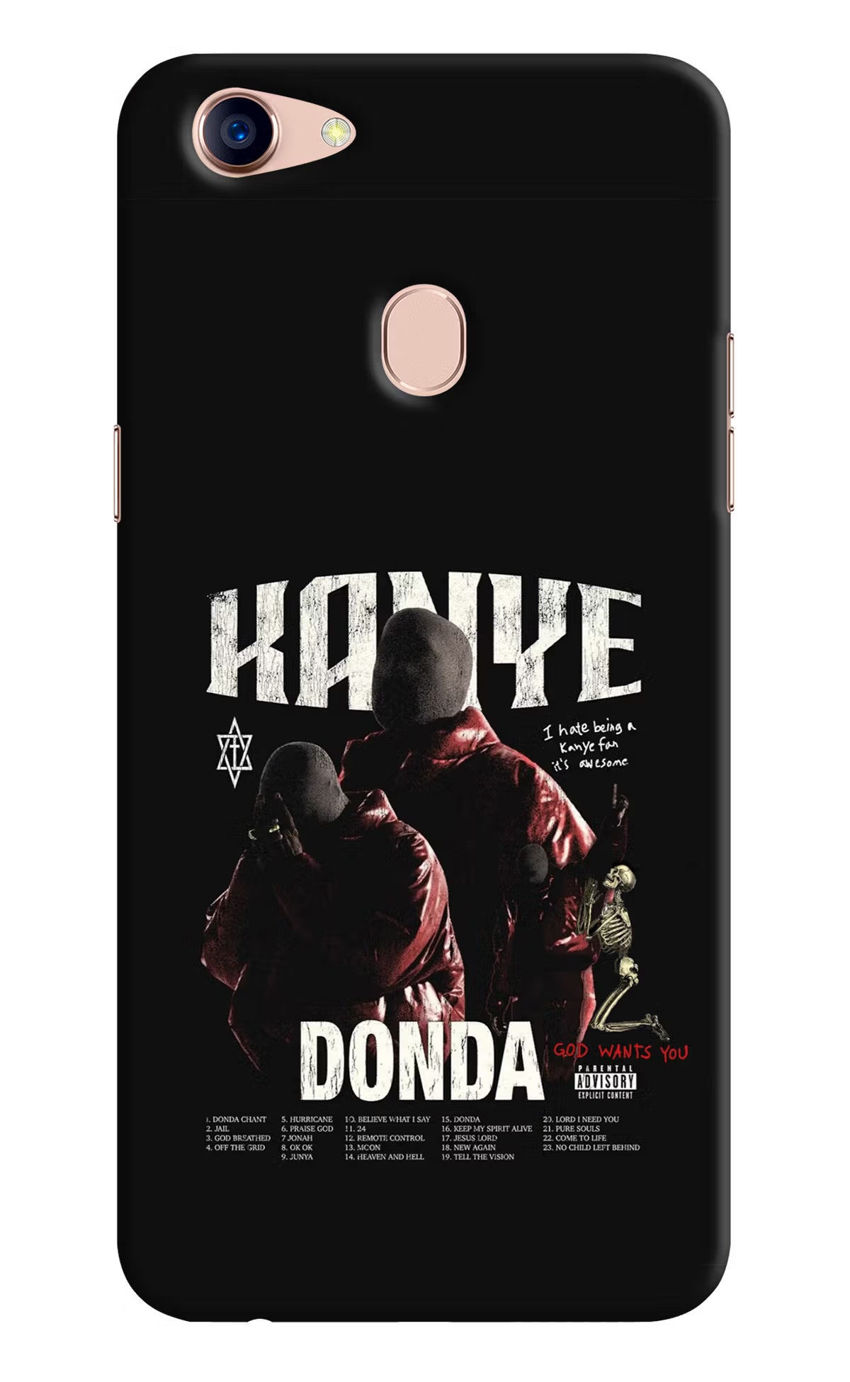 Donda Kanye West Oppo F5 Back Cover - Donda Kanye West Oppo F5 Hard Case Back Cover by Casekaro Donda Kanye West Oppo F5 Hard Case Back Cover by Casekaro