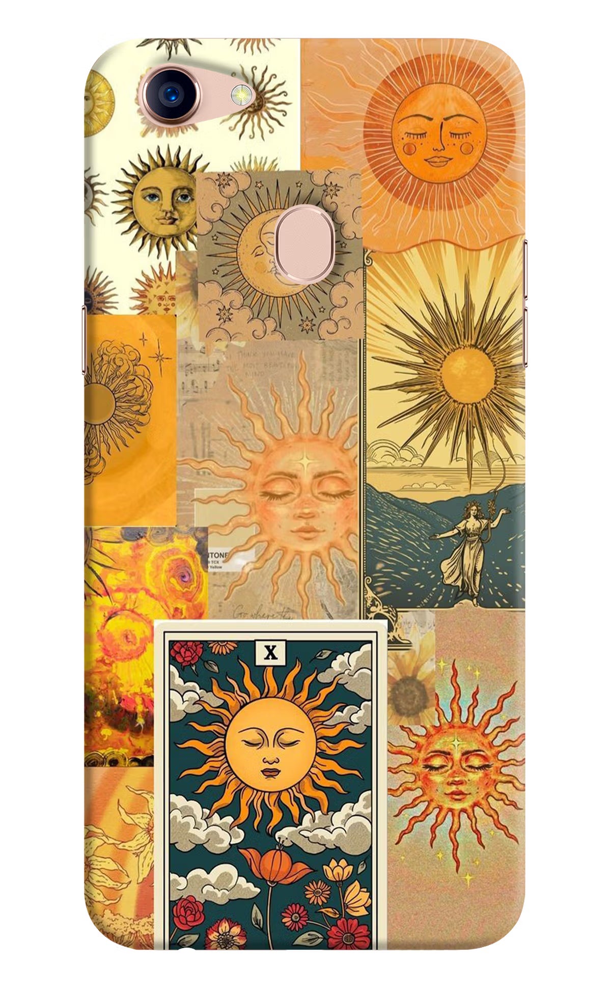 Sun Oppo F5 Back Cover - Sun Oppo F5 Hard Case Back Cover by Casekaro Sun Oppo F5 Hard Case Back Cover by Casekaro
